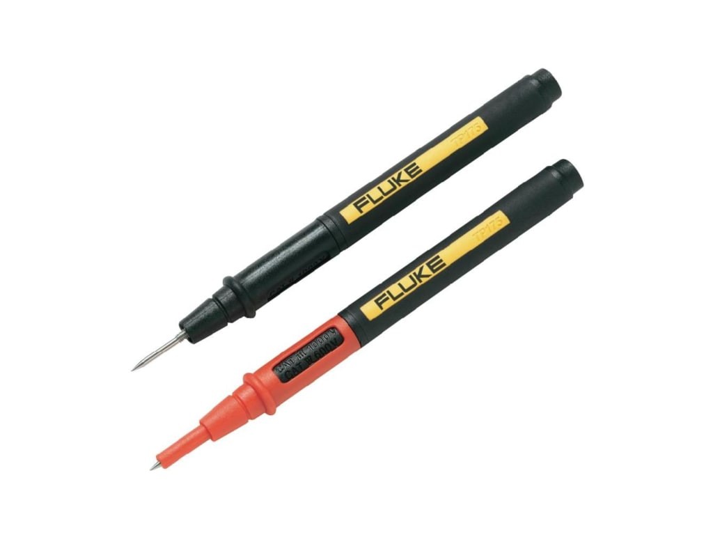 Fluke TP175E Twistguard Test Probes - 2mm Diameter Probe Tips with 4mm Adapters
