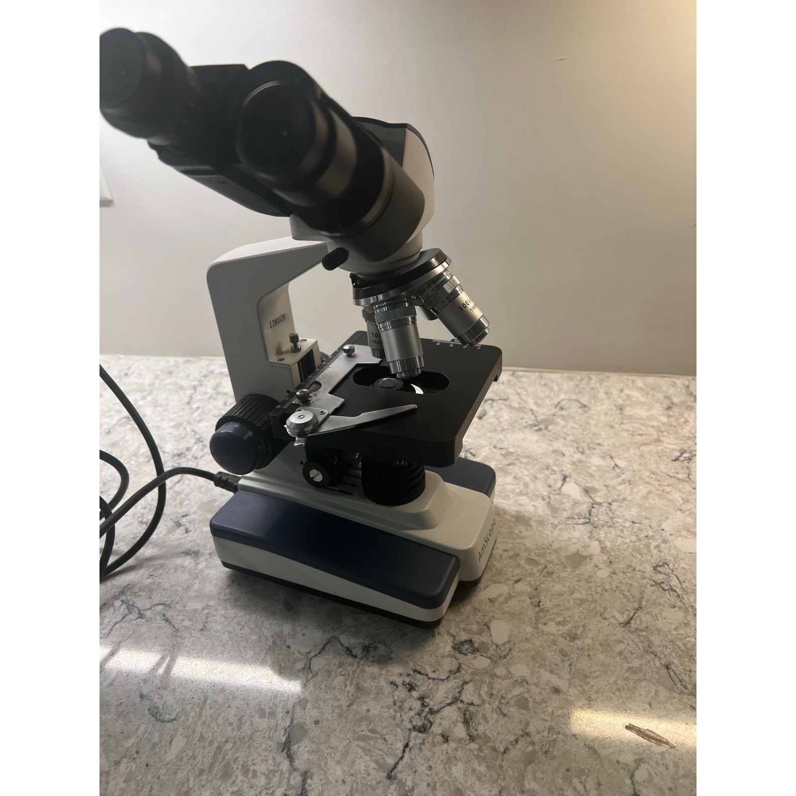 AmScope Student & Professional LED Binocular Compound Microscope JL