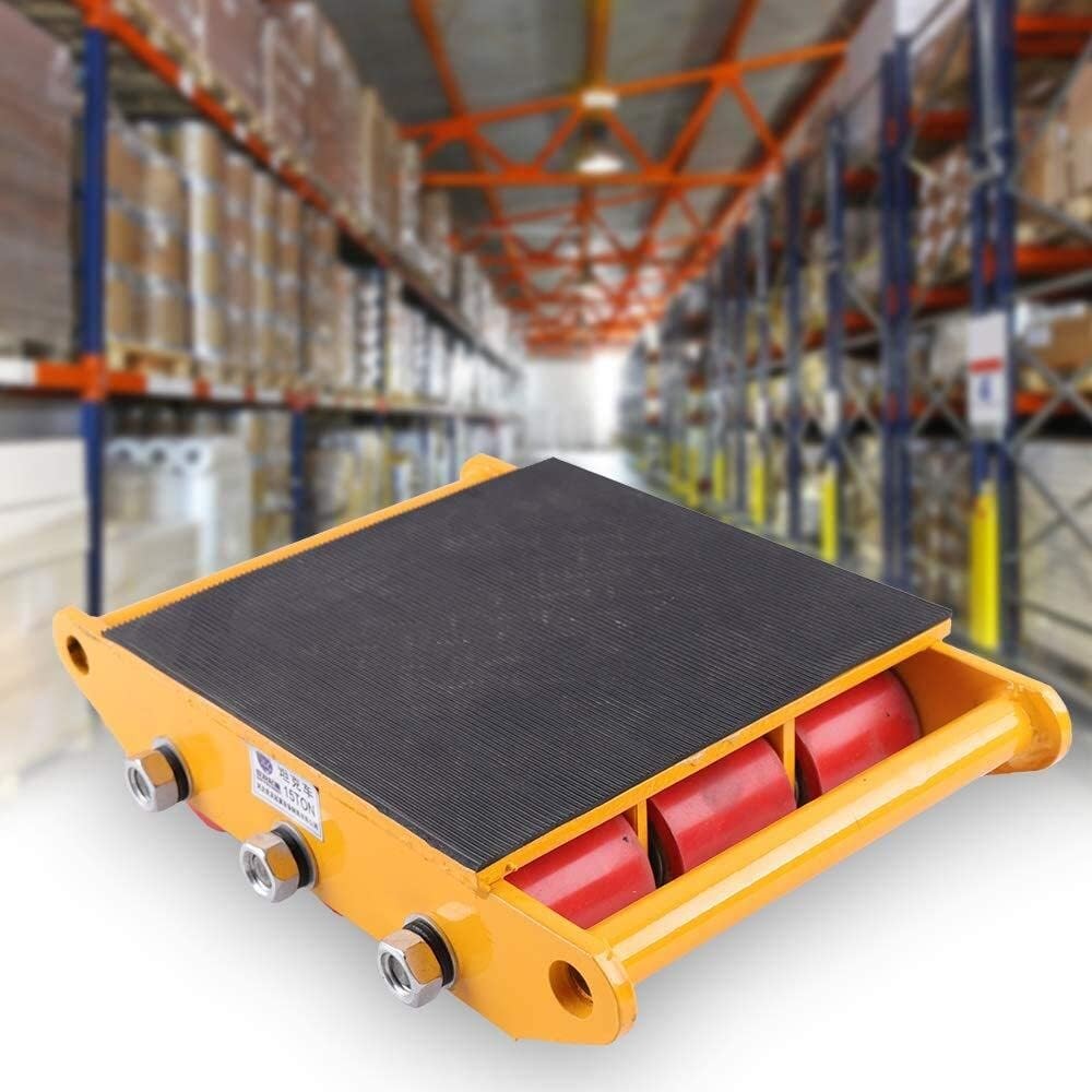 15 Ton Heavy Duty Machine Dolly Skate Machinery Roller Mover Cargo Trolley NEW!
