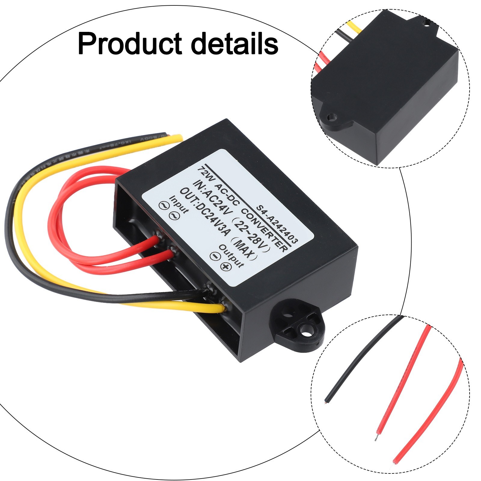 Simplify Your Electrical Needs with This Efficient 3A Power Adapter Unit