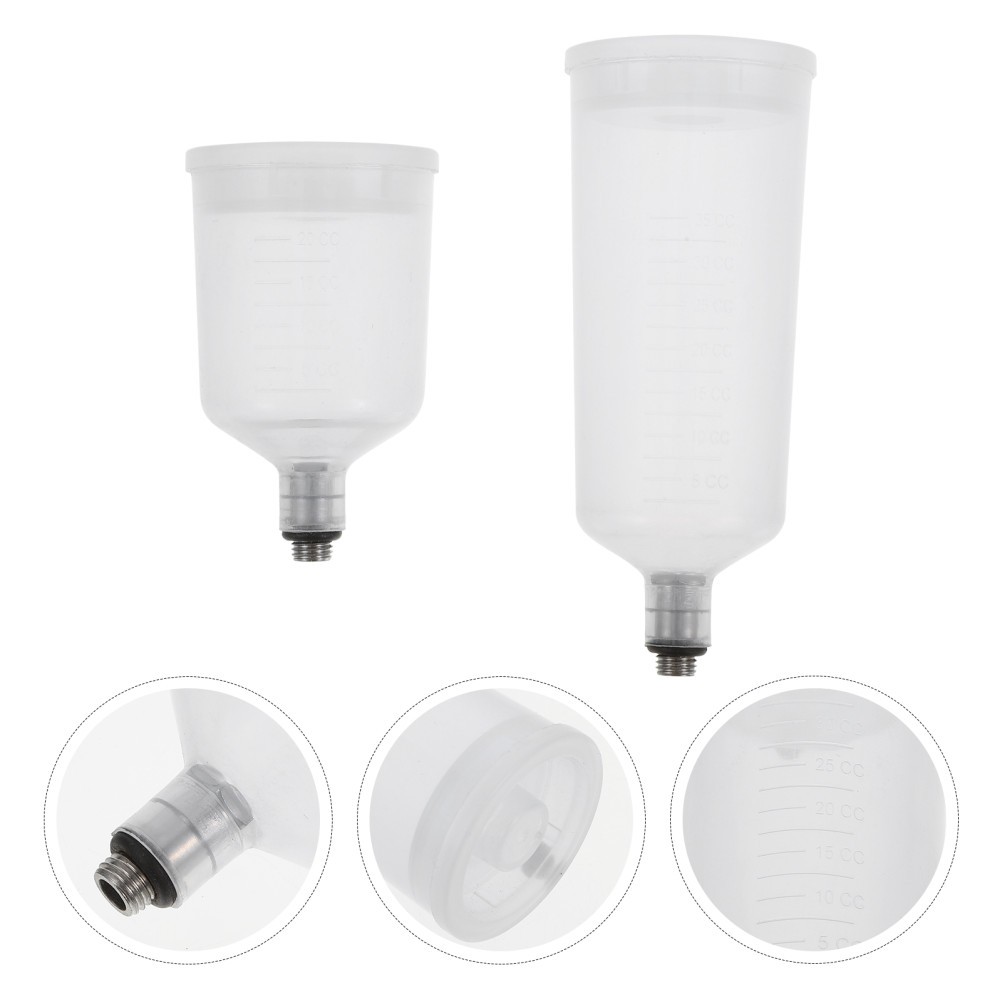 3 Count Replaceable Pigment Cup Paint Airbrush Sprayer Containers Bottles Jar