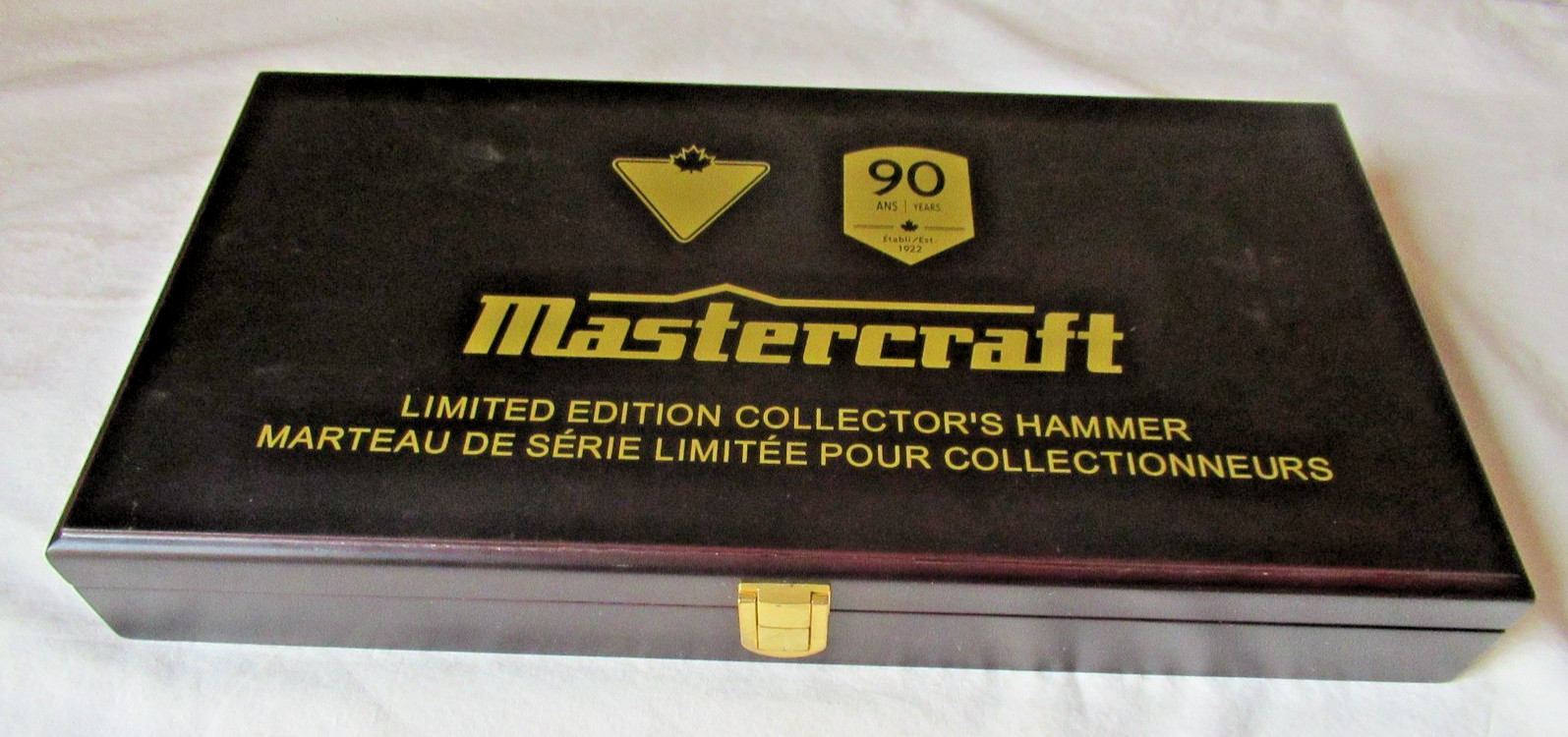 Mastercraft Limited Edition Claw Hammer 90th Anniversary Canadian Tire With COA