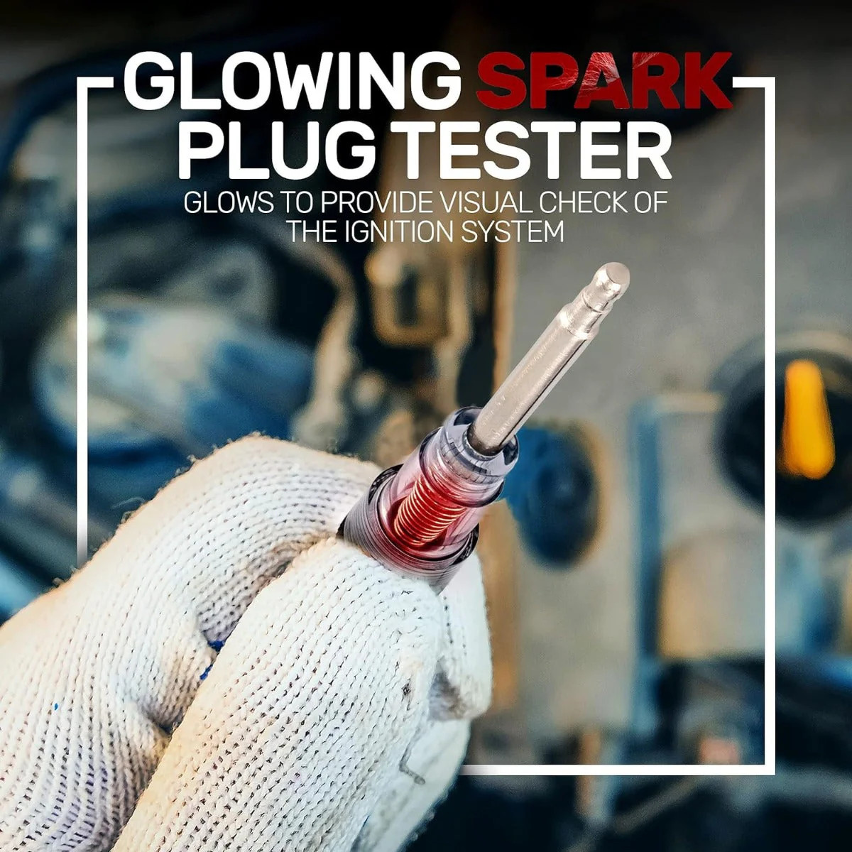 Inline Spark Plug Tester for Car Truck (Black)