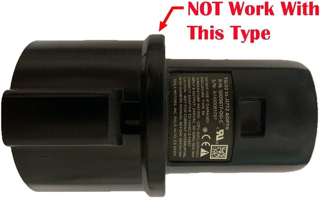 Charging Adapter Lock J1772 Compatible with Model 3 Model Y Public Charging 2PCS
