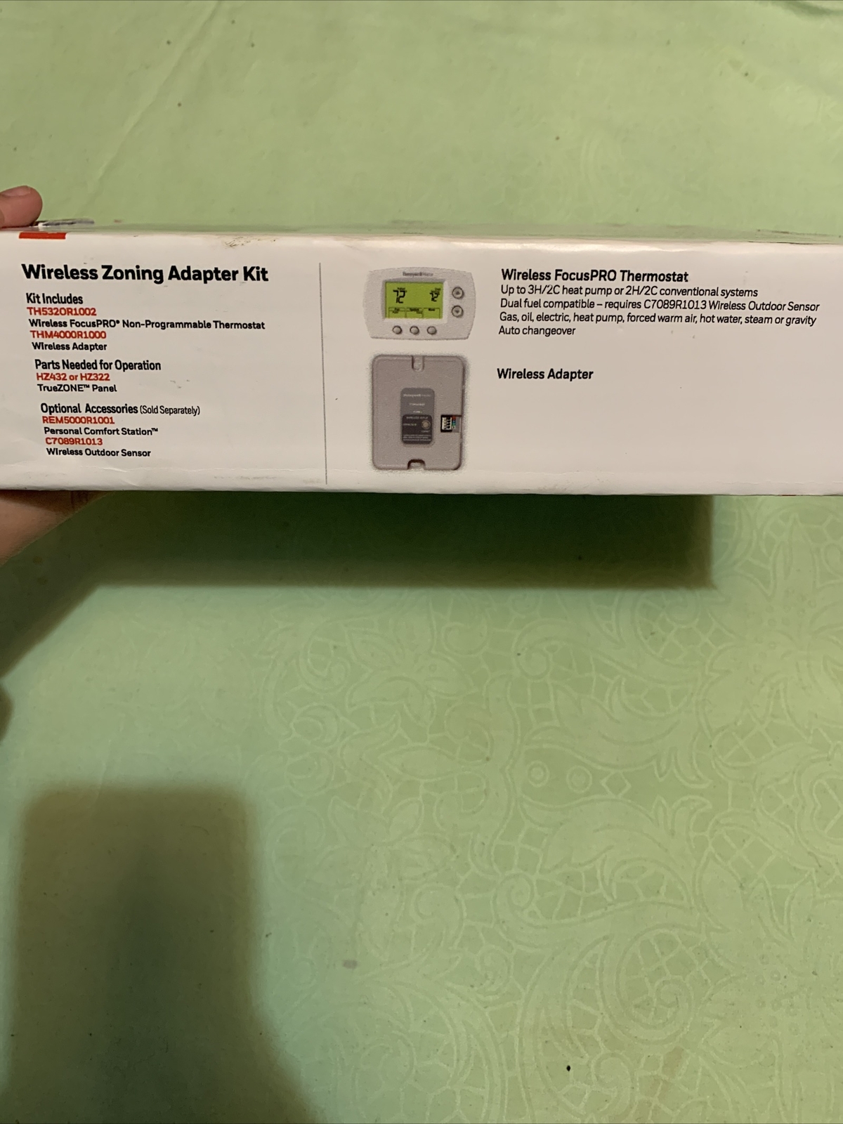 Honeywell YTH5320R1025 Wireless Non-Programmable FocusPRO Kit with Wireless Adap
