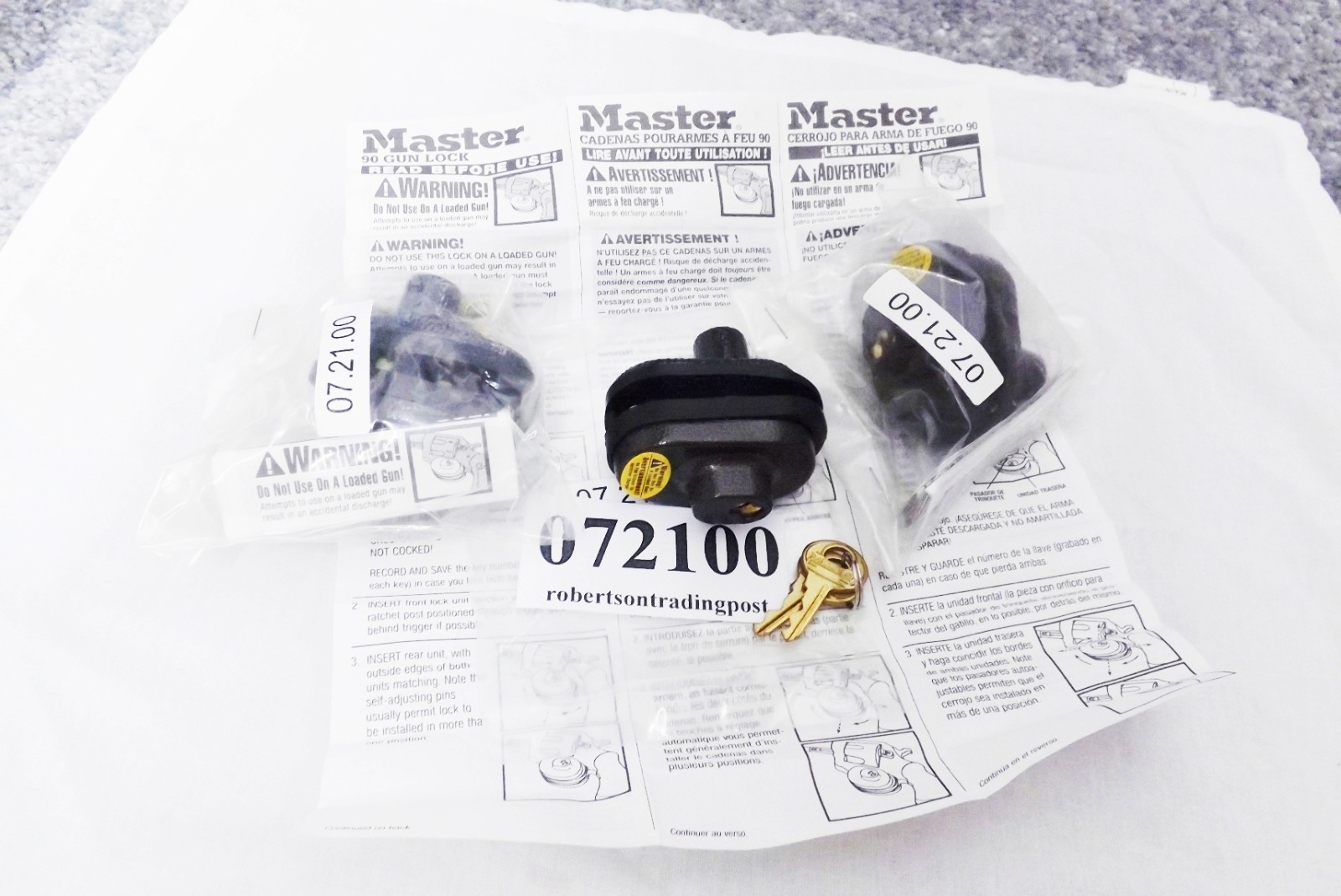 Master USA Smith & Wesson Trigger Locks Pre-2002 Pre-Lock 3 ship free 72100
