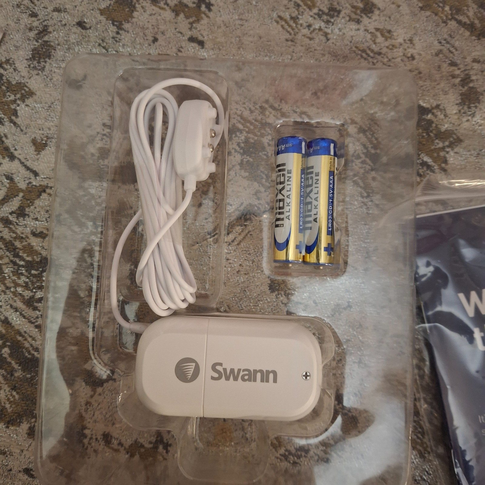 Swann Leak Alert Sensor Model SWIFI-LEAK White Pipe Appliance Leak Detector