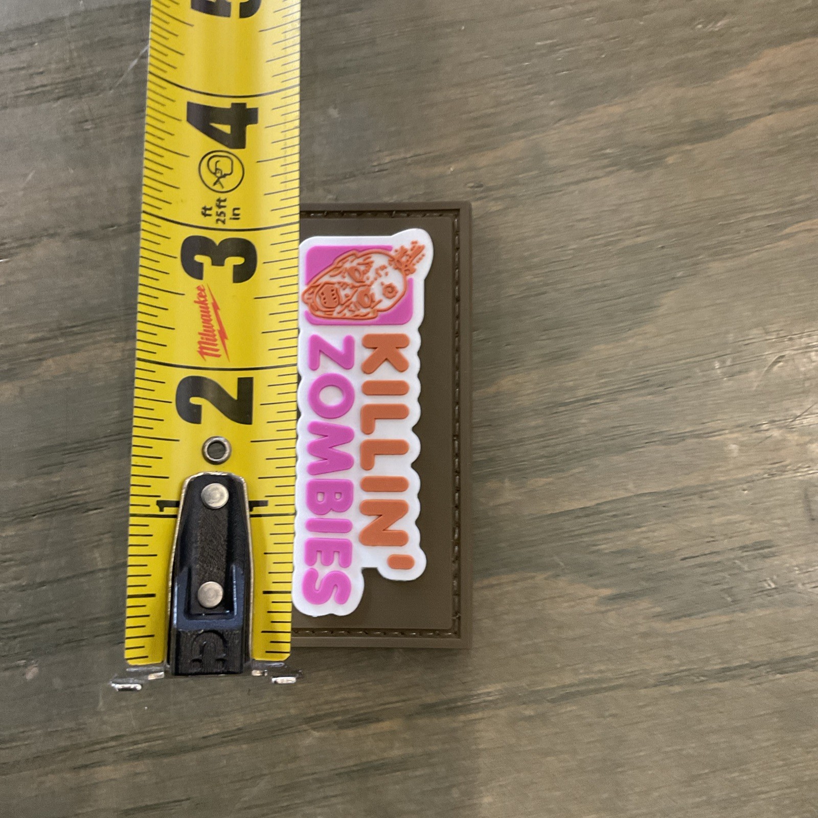 Zombies PVC Patch Hook & Loop Uniform Waterproof