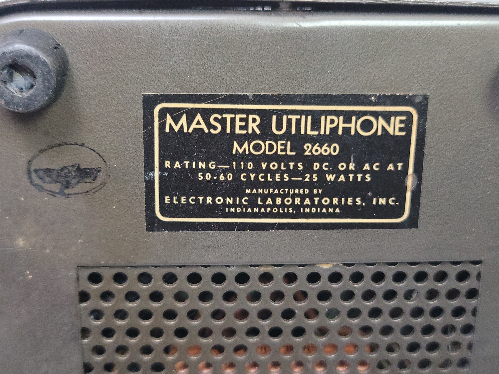 Electronic Laboratories Master Utiliphone Model 2660 Intercom Set - Vintage
