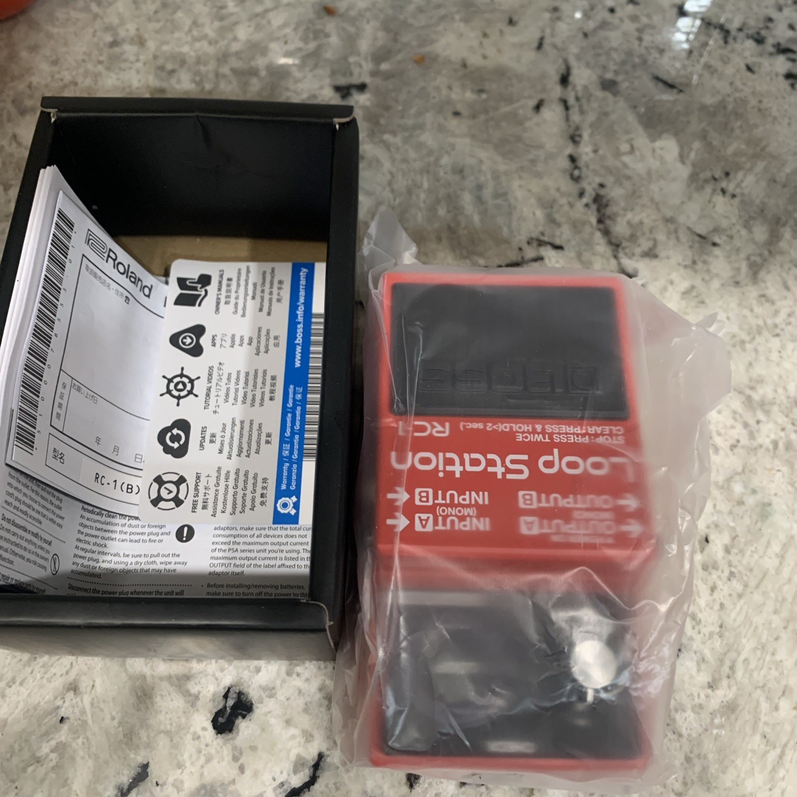 Boss RC-1 Loop Station Effect Pedal New in Open Box