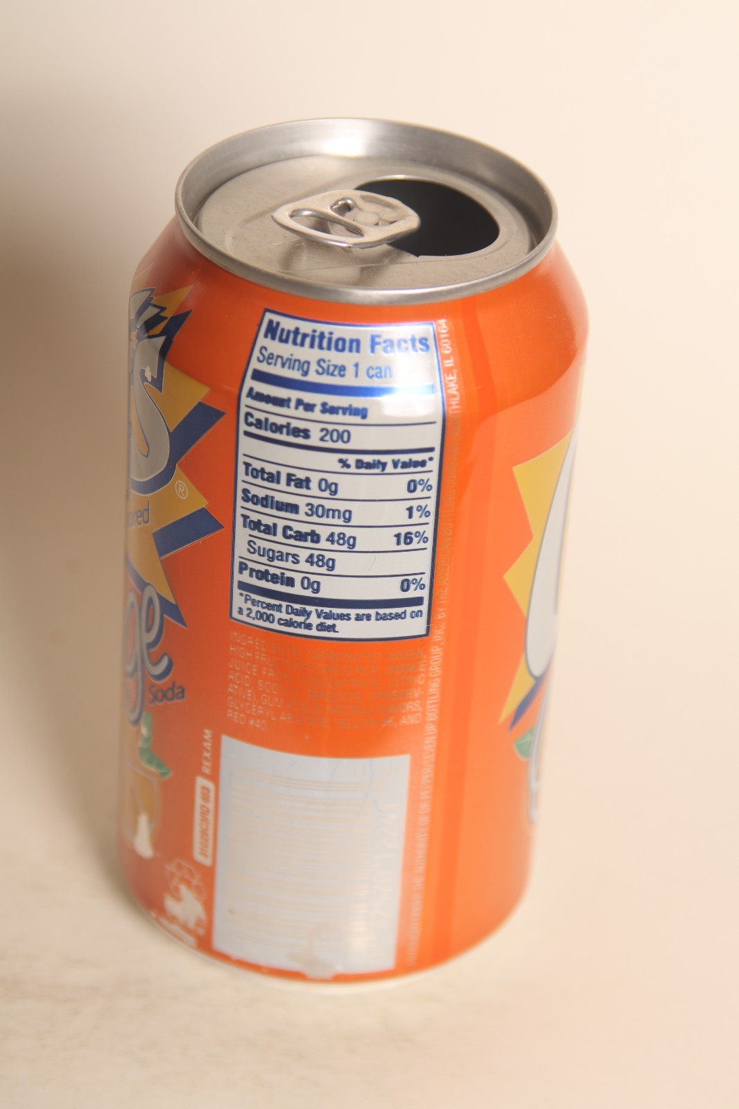 Graf's Orange soda can