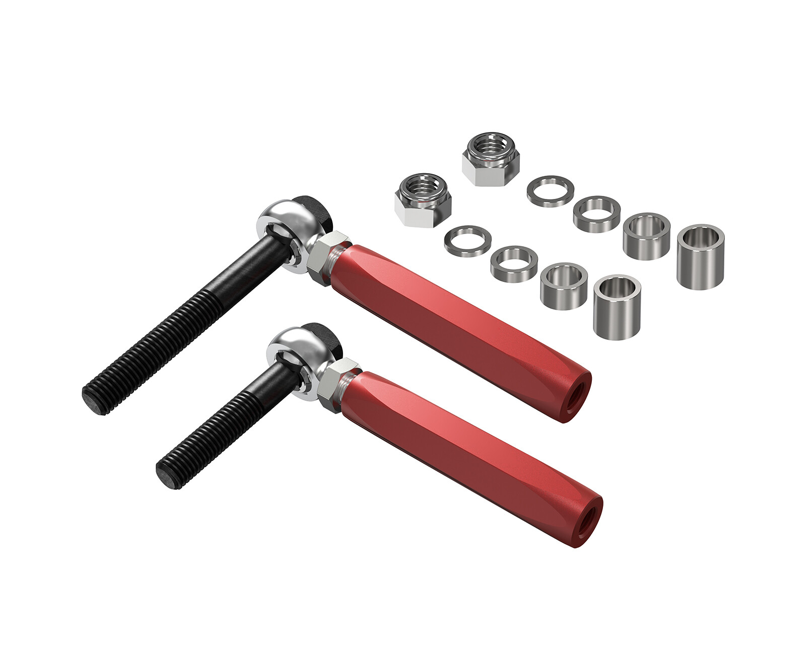 BEVINSEE Adjustable Maximum Bump Steer Kit For Power Rack For Mustang 1979-1993
