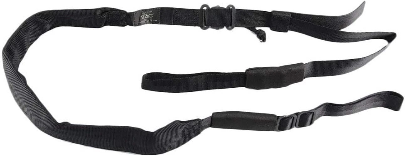 VTAC Quick Adjust Padded Two Point Gun Sling - Enhanced Stability Black Nylon