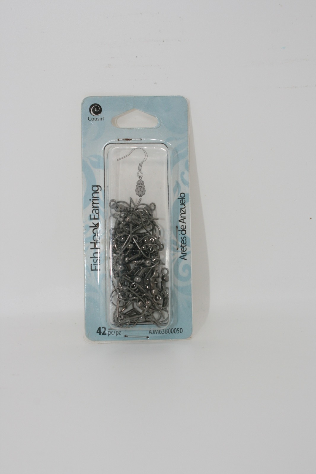 42pc Fishhook Earrings Silver Color Cousin Corporation #AJM638000050