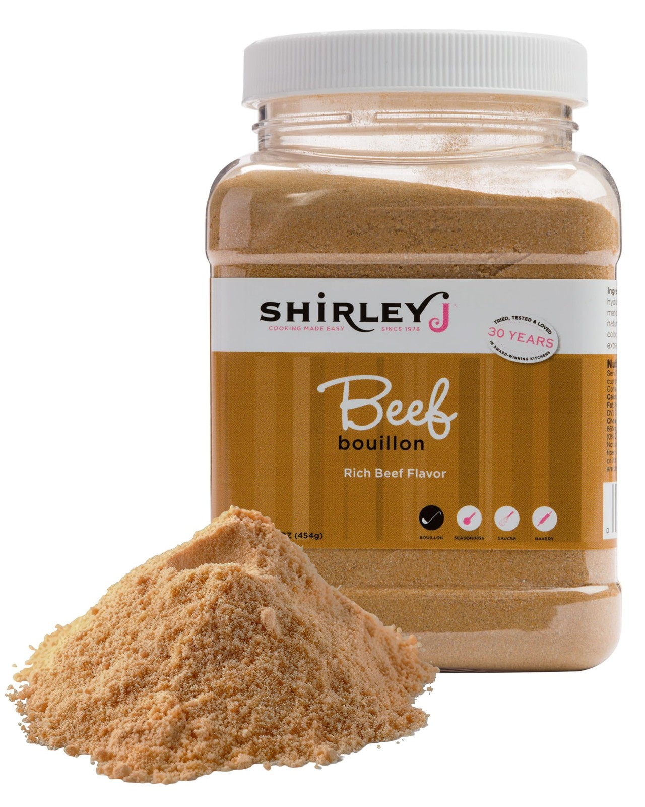 Concentrated Low-Sodium Beef Bouillon Powder for Rich Flavor and Easy Cooking