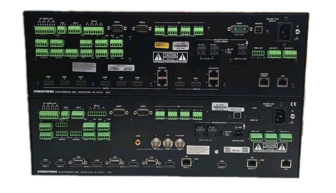 CRESTRON DMPS3-4k300-C & DMPS-200-C Digital Media Presentation