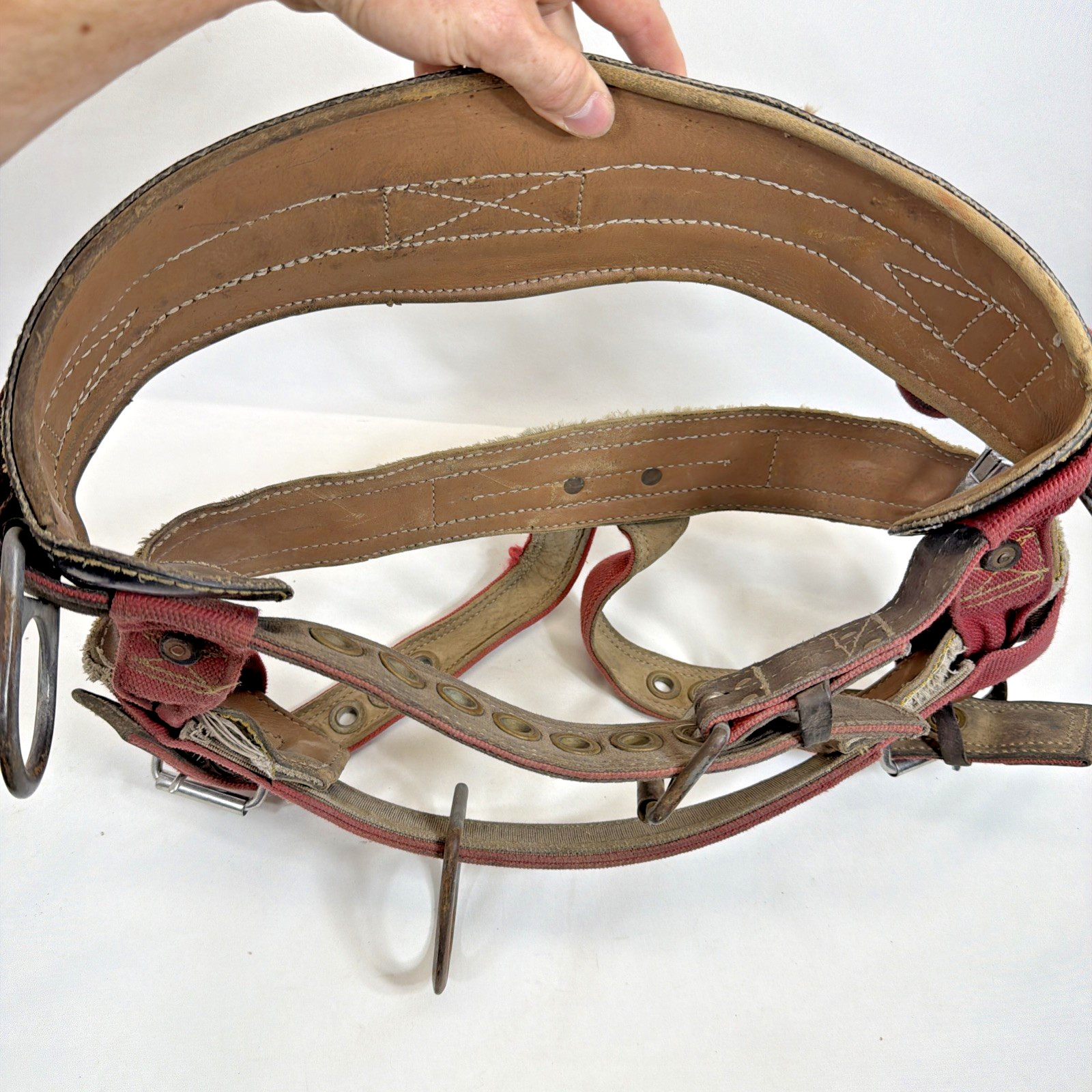 Weaver Leather Tree Climbing Harness Saddle Model 1040 Size Medium Arborist