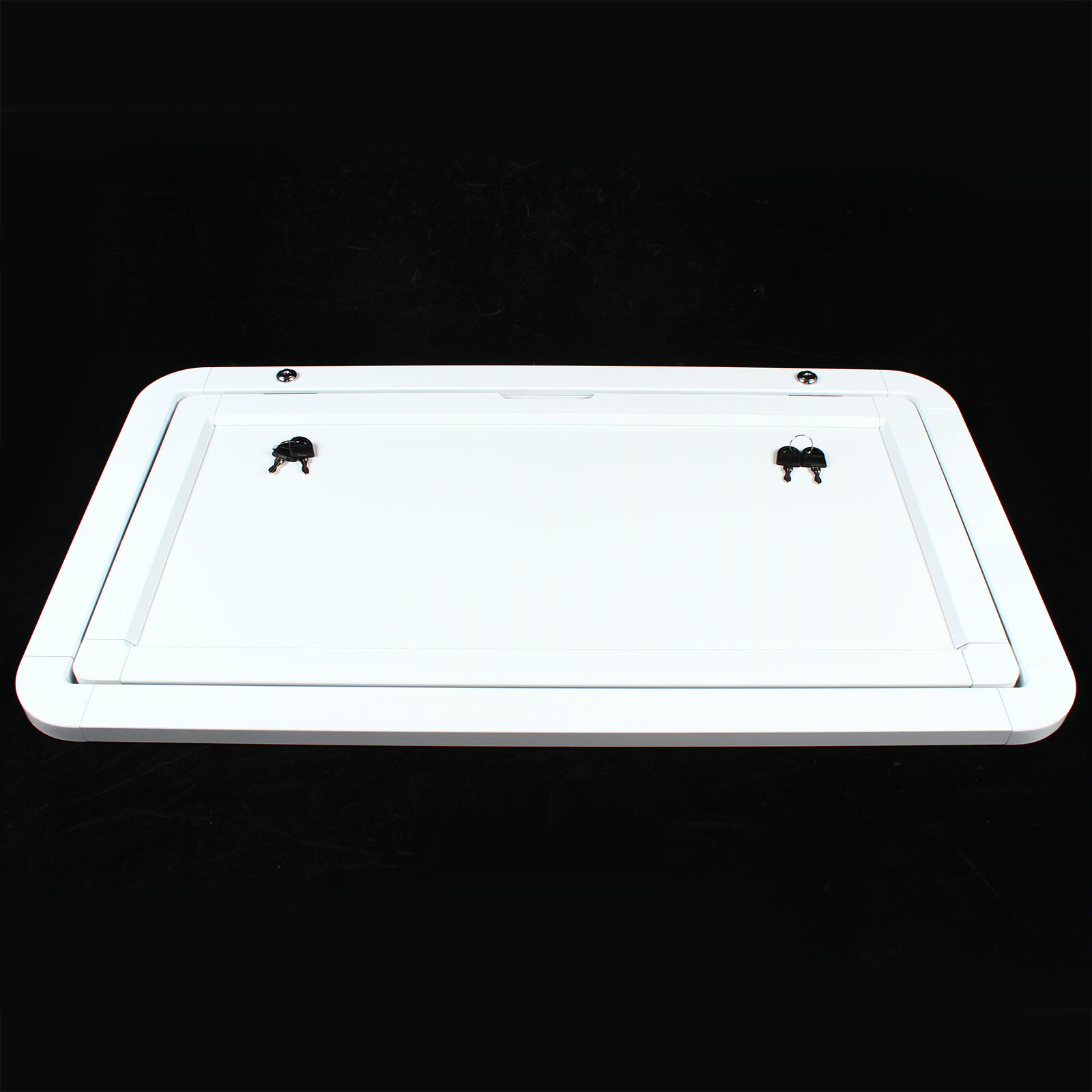 800 x 450mm RV Caravan External Folding Wall Mount Camping Table Aluminum Alloy]