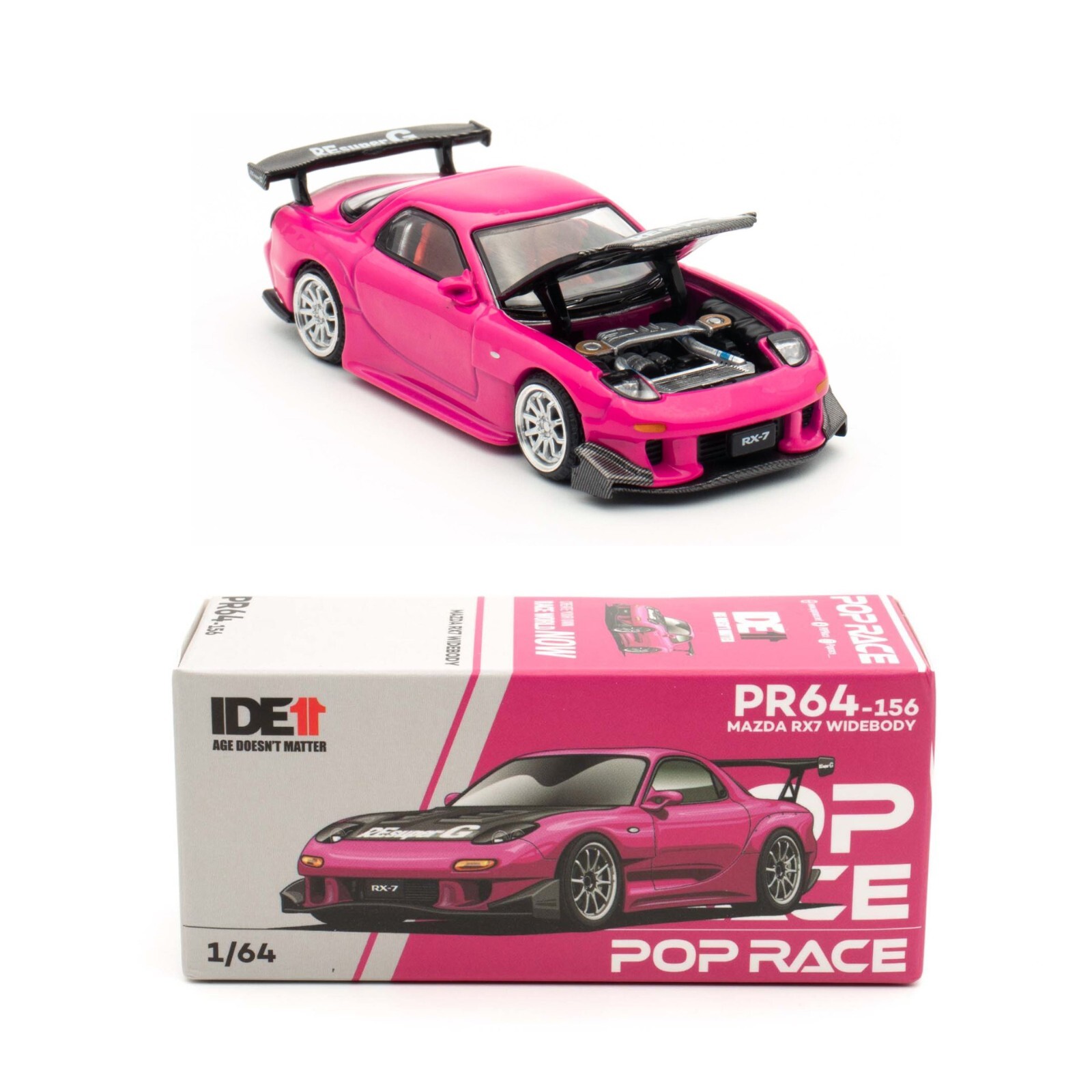 POP RACE MAZDA RX7 RE AMEMIYA WIDEBODY INDONESIA DIECAST EXPO 2024 SEALED