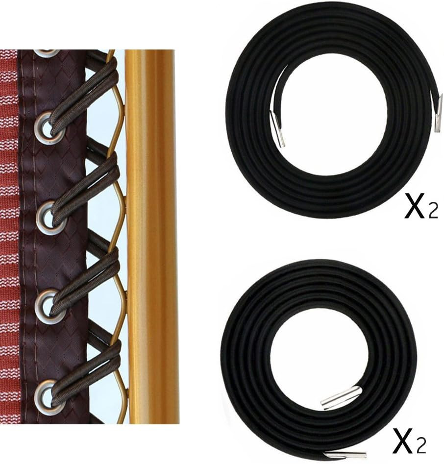Replacement Cord for Zero Gravity Chair, 4 Pack Universal Replacement Elastic Co