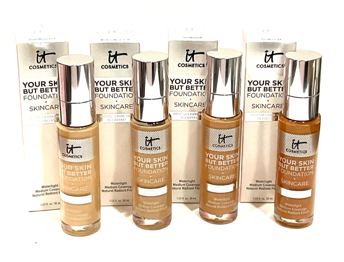 It Cosmetics Your Skin But Better Foundation +skin pick 33, 22.5, 31, 41 or 44