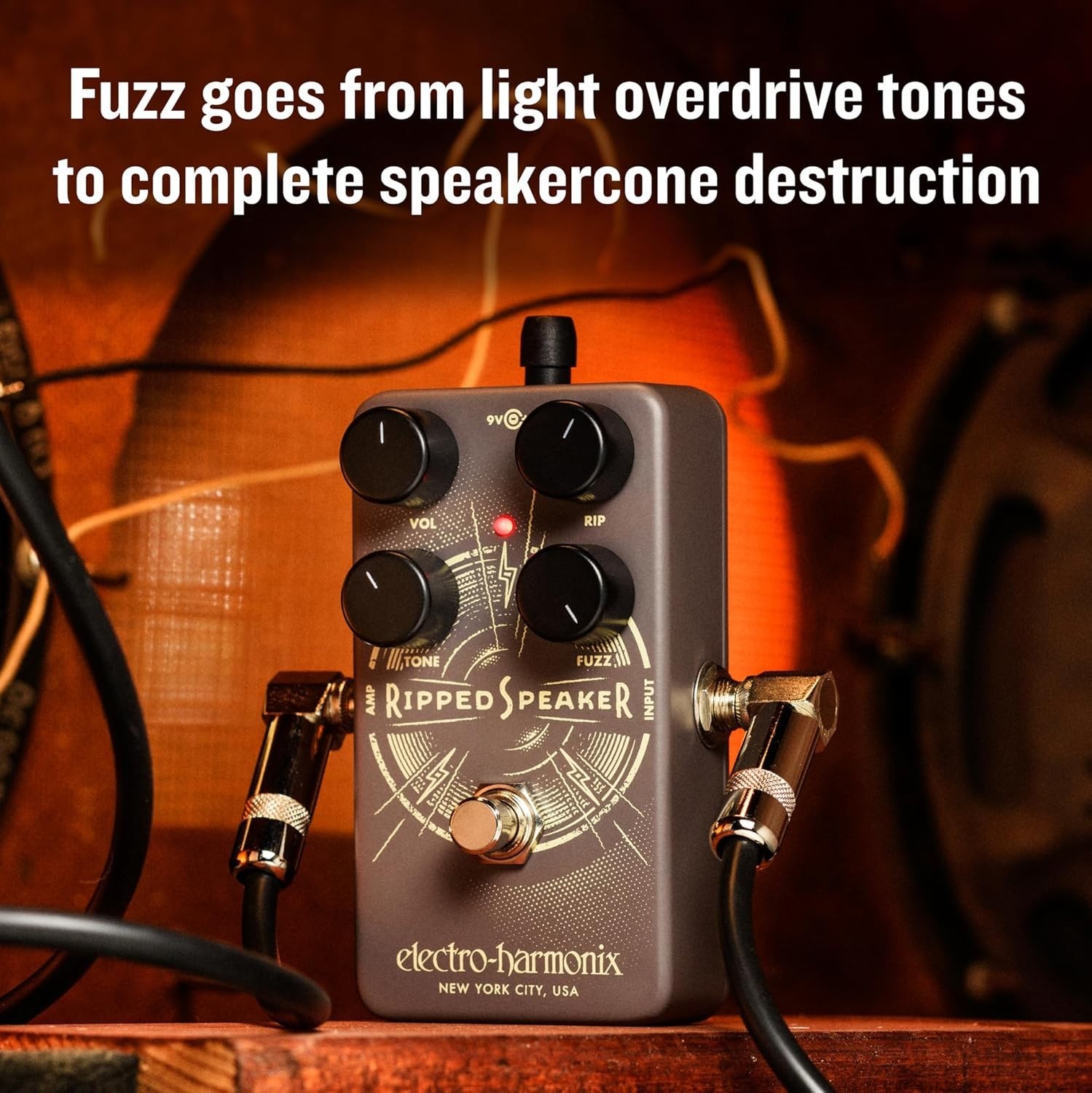 ELECTRO-HARMONIX Ripped Speaker Fuzz Guitar Effector New