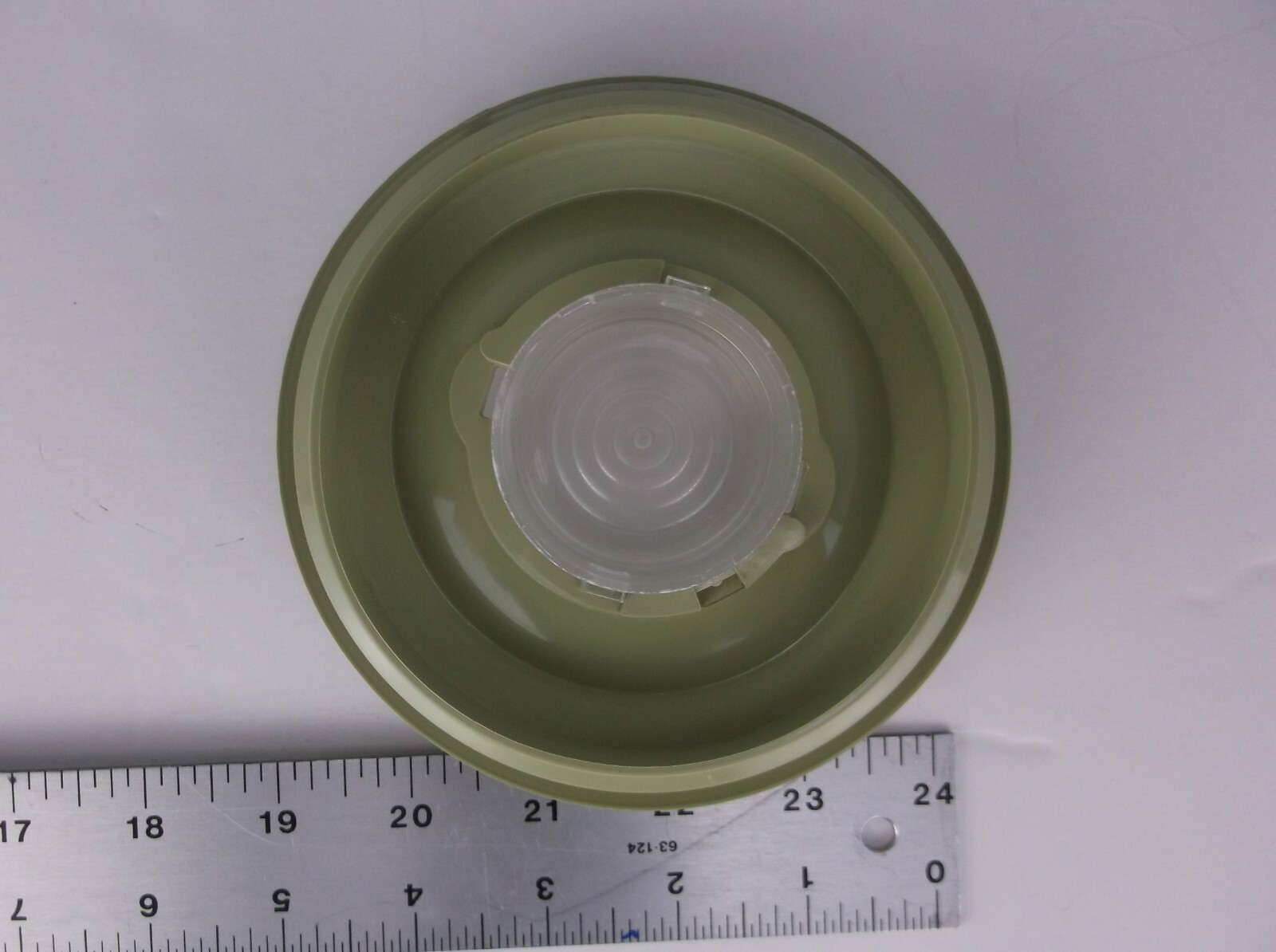 SUNBEAM BLENDER LID LIME GREEN COMPLETE OUTER AND INNER EUC FROM 32 OZ BLENDER