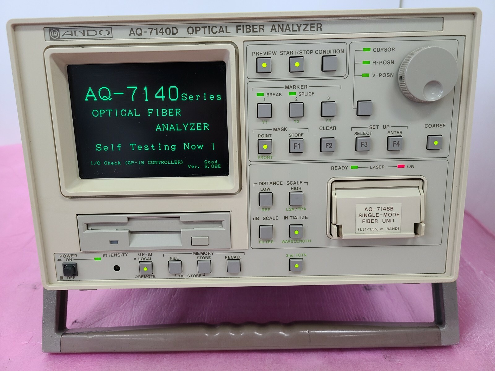 ANDO AQ-7140D Optical Fiber Analyzer, AQ-7148B, OTDR, 1310nm/1550nm
