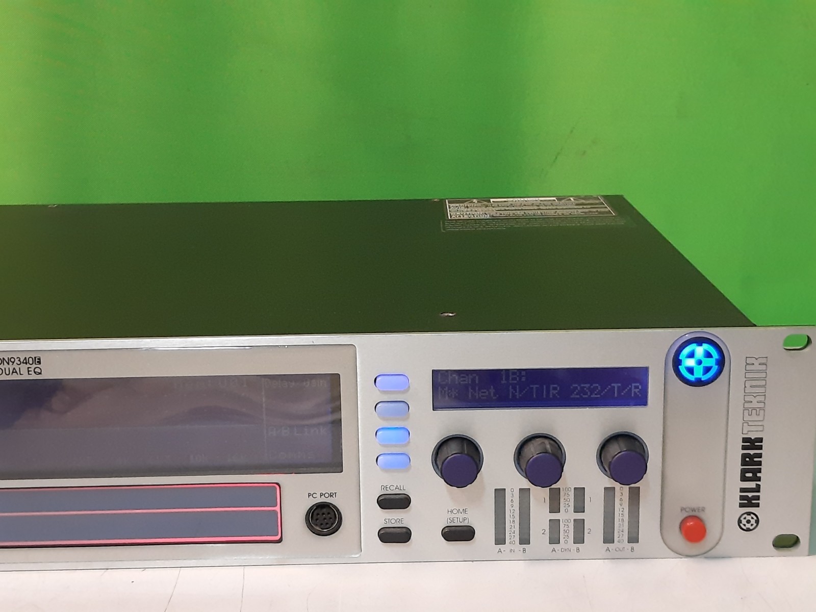 Klark Teknik DN9340 Helix Digital 2-Ch 1U Rack Equalizer Graphic/Parametric
