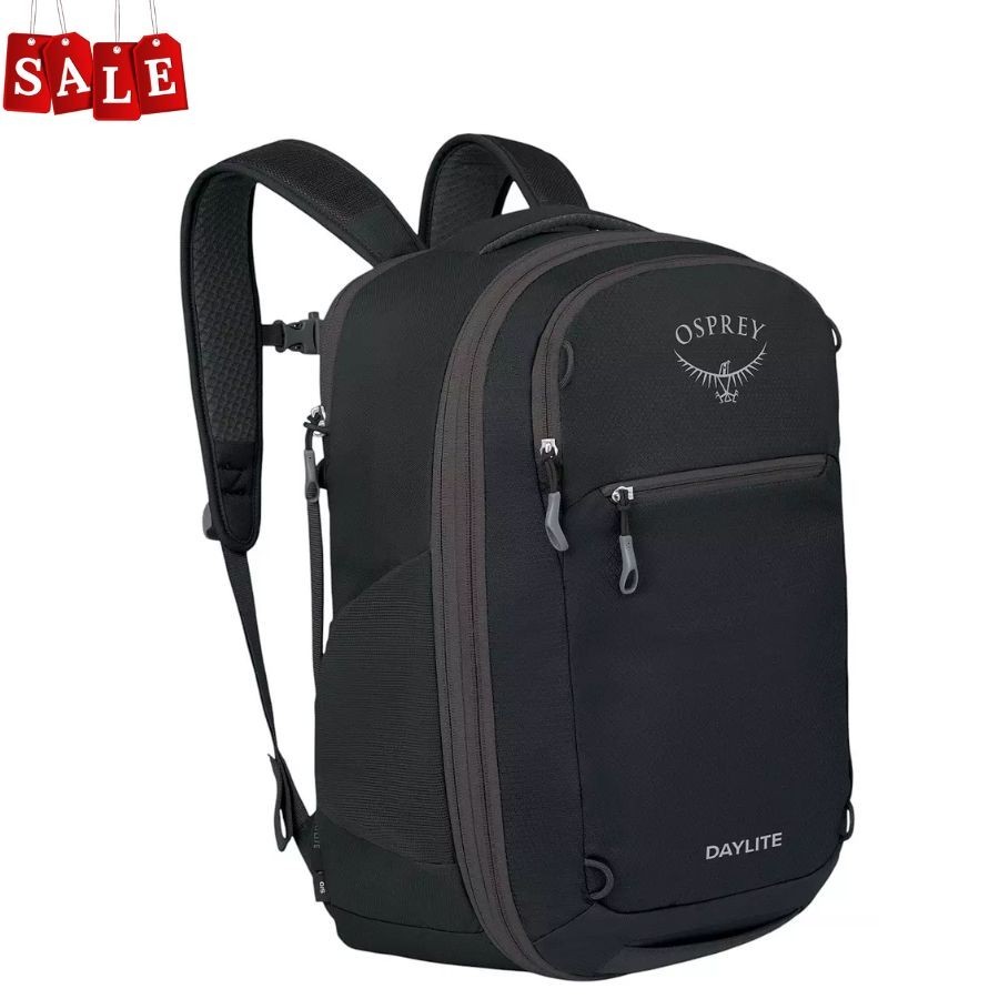 Osprey Expandable 26L + 6L Travel Pack -Color: Black