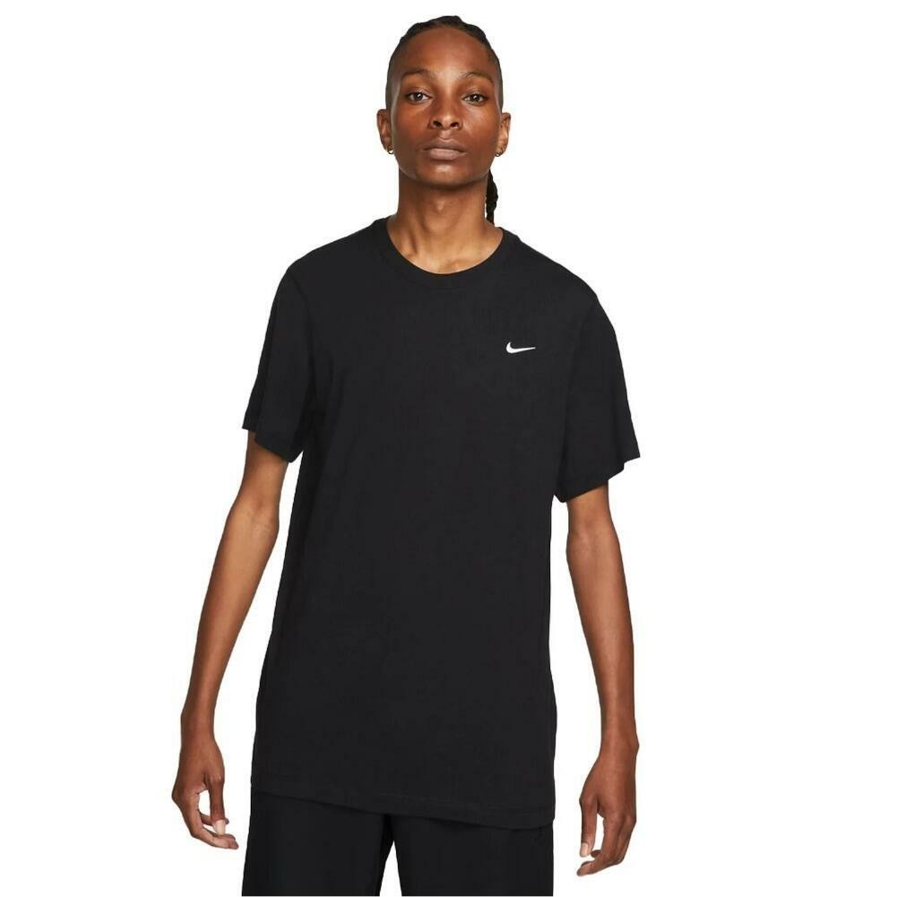 Nike Men's T-Shirt Embroidered Swoosh Athletic Short Sleeve Crew Neck Shirt