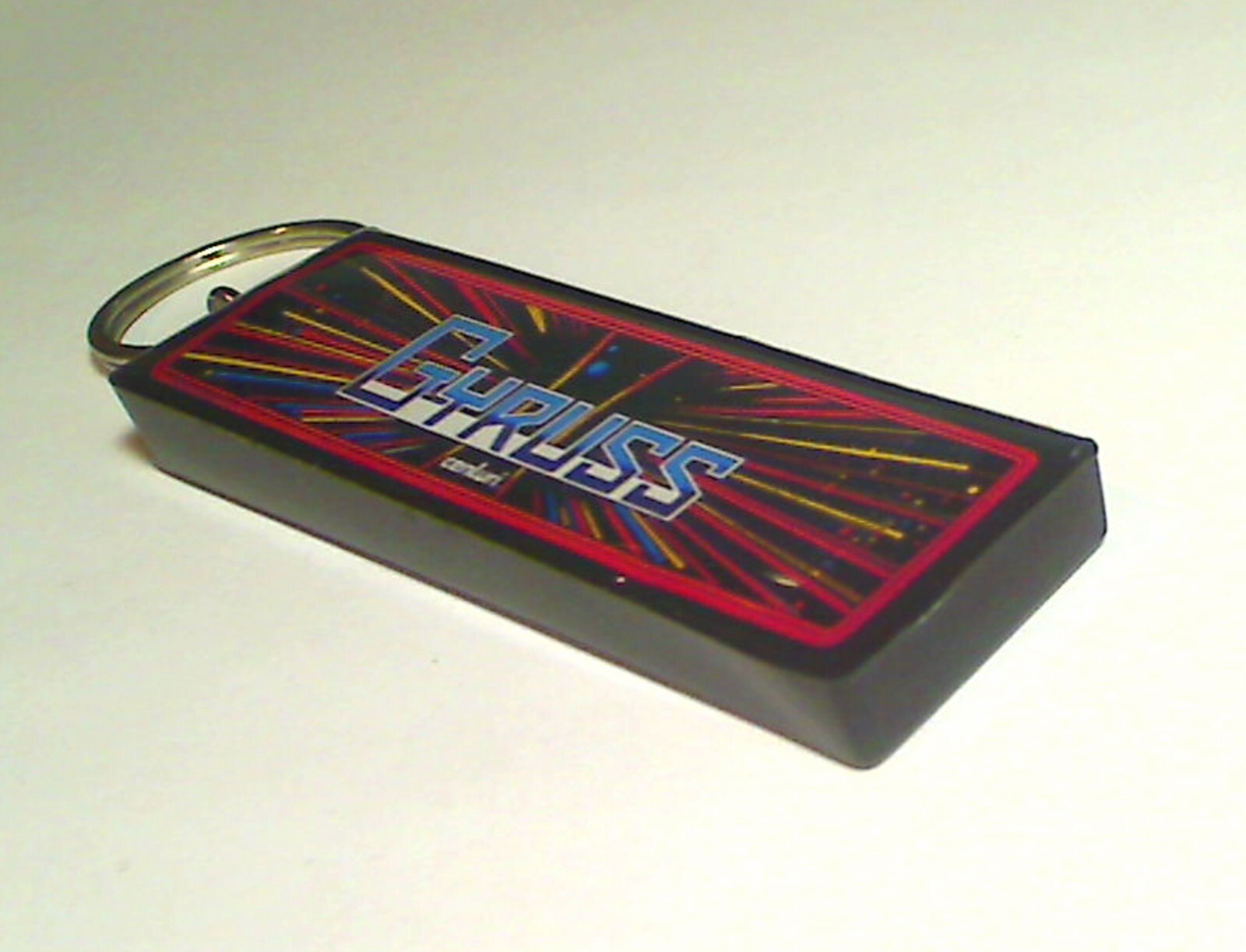 Gyruss Arcade Marquee Coin Door accessory Keychain