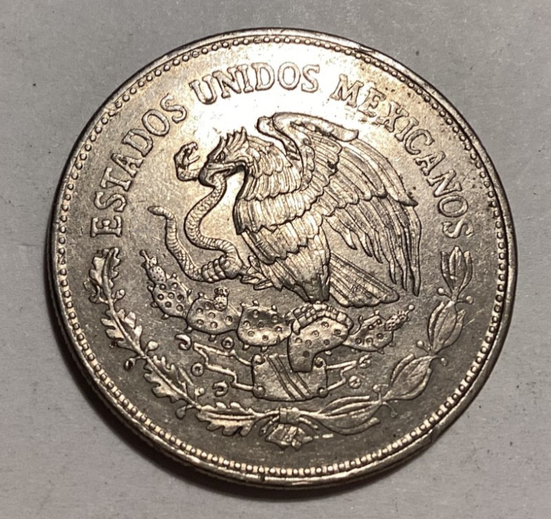 MEXICO - 50 Peso 1982 - Coyolxauhqui Commemorative Coin - Free Shipping