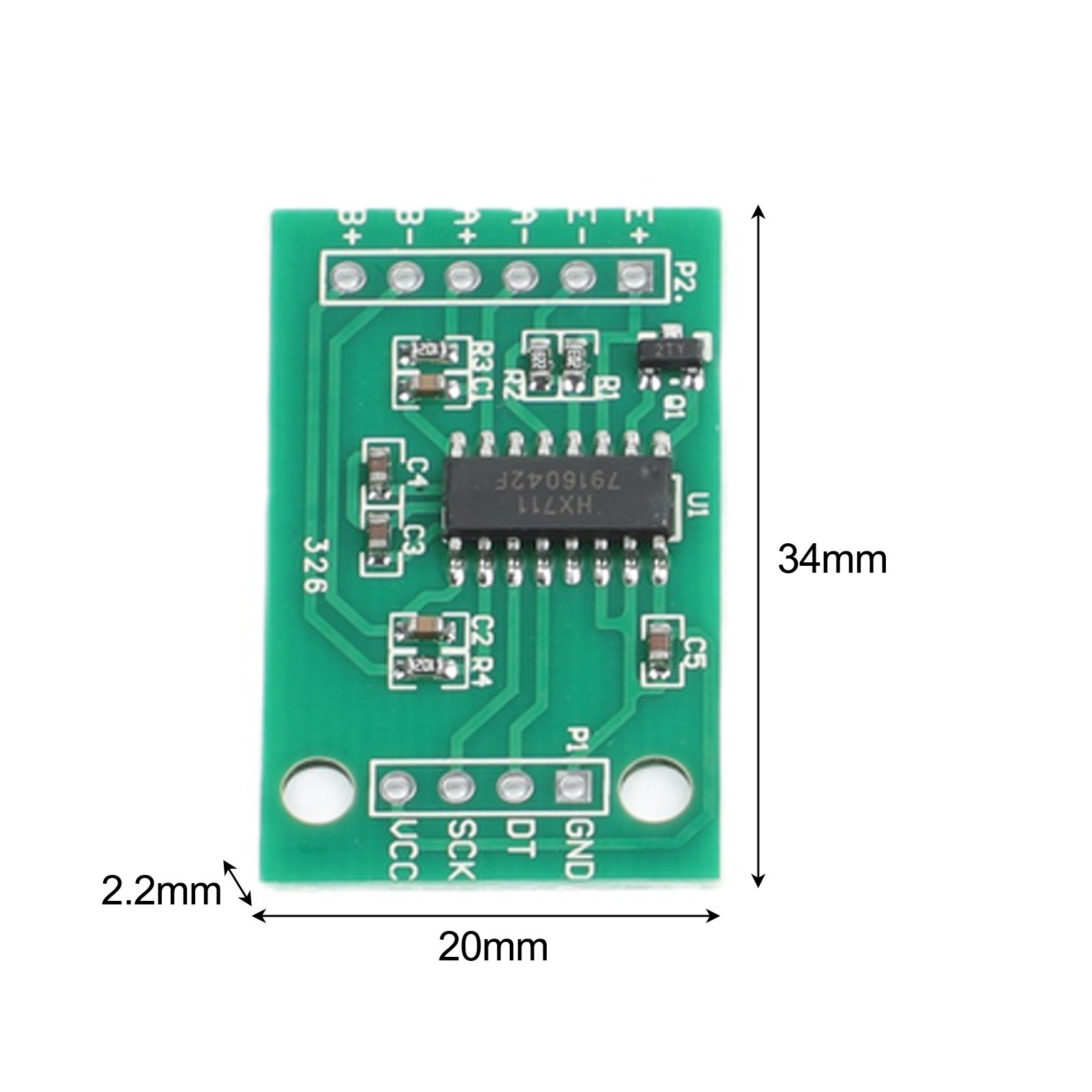10PCS HX711 24bit for ADC load cell modules dual inputs for Arduino scale