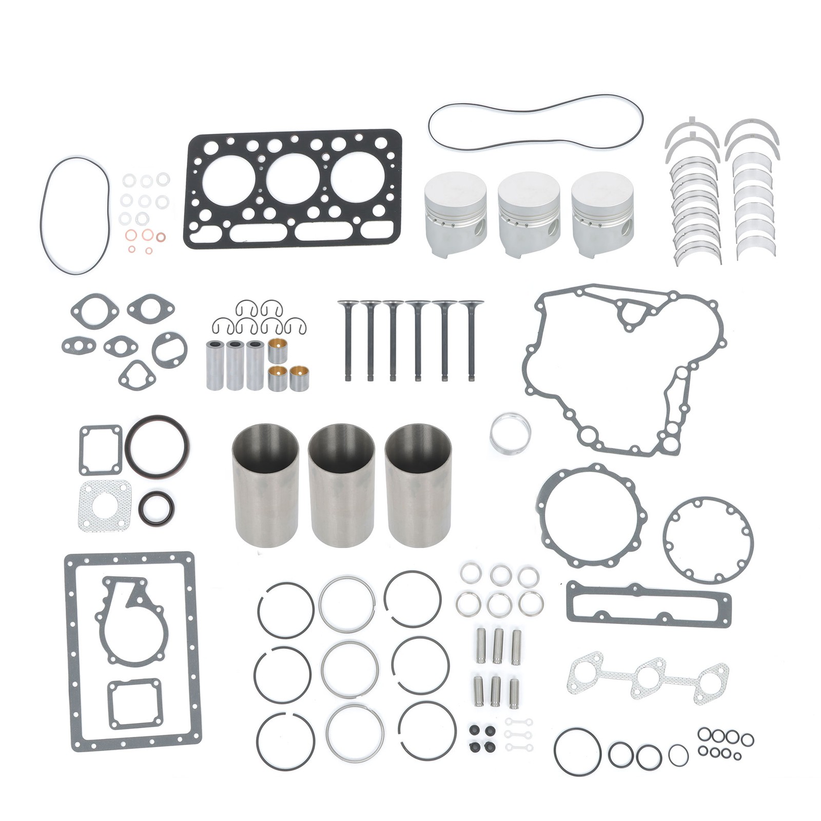 D1102 Overhaul rebuild kit For Kubota L2050DT L235DT L2350 L235F tractor engine