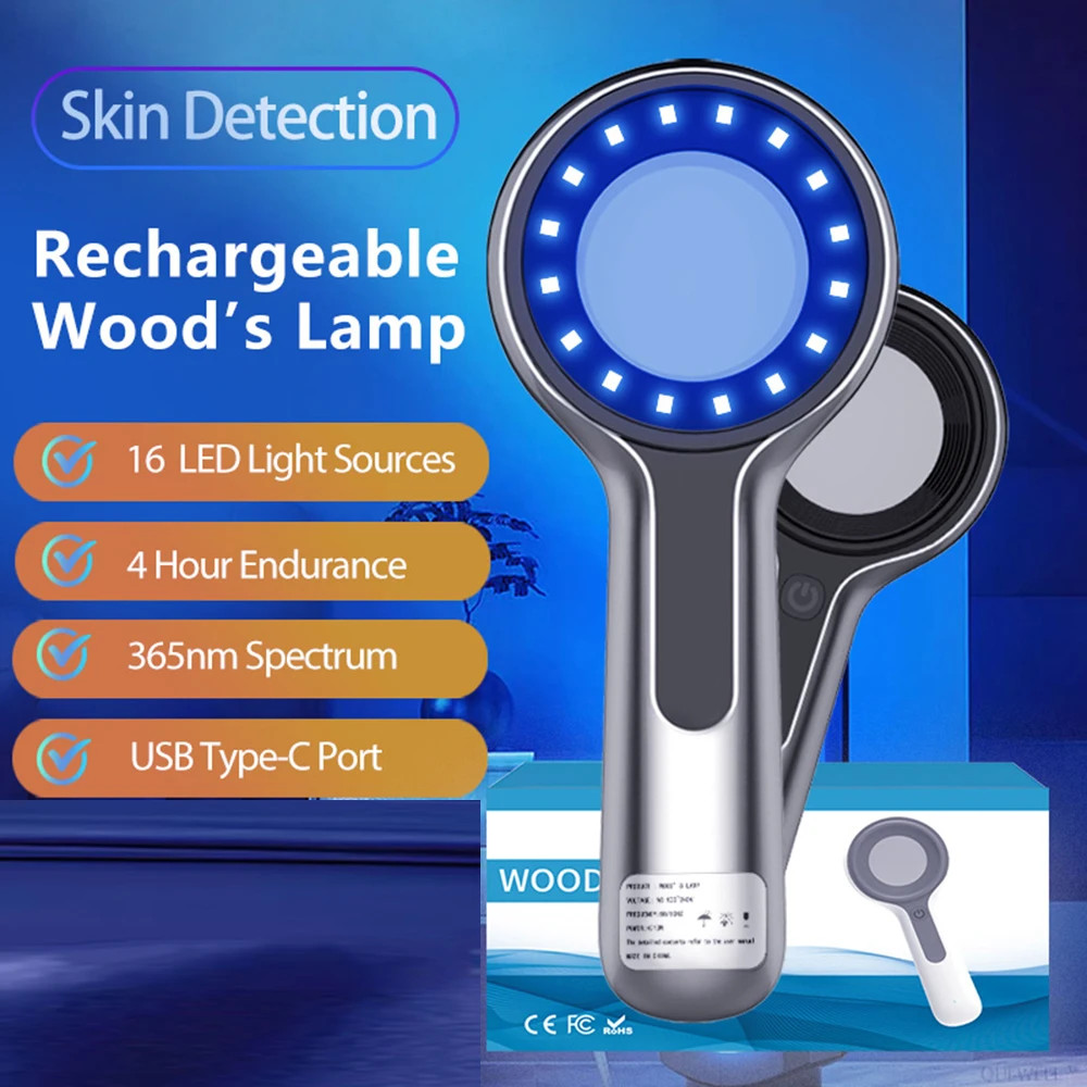 Woods Lamp Examination Dermatology Skin Anyalyzer For Vitiligo CE FDA yme