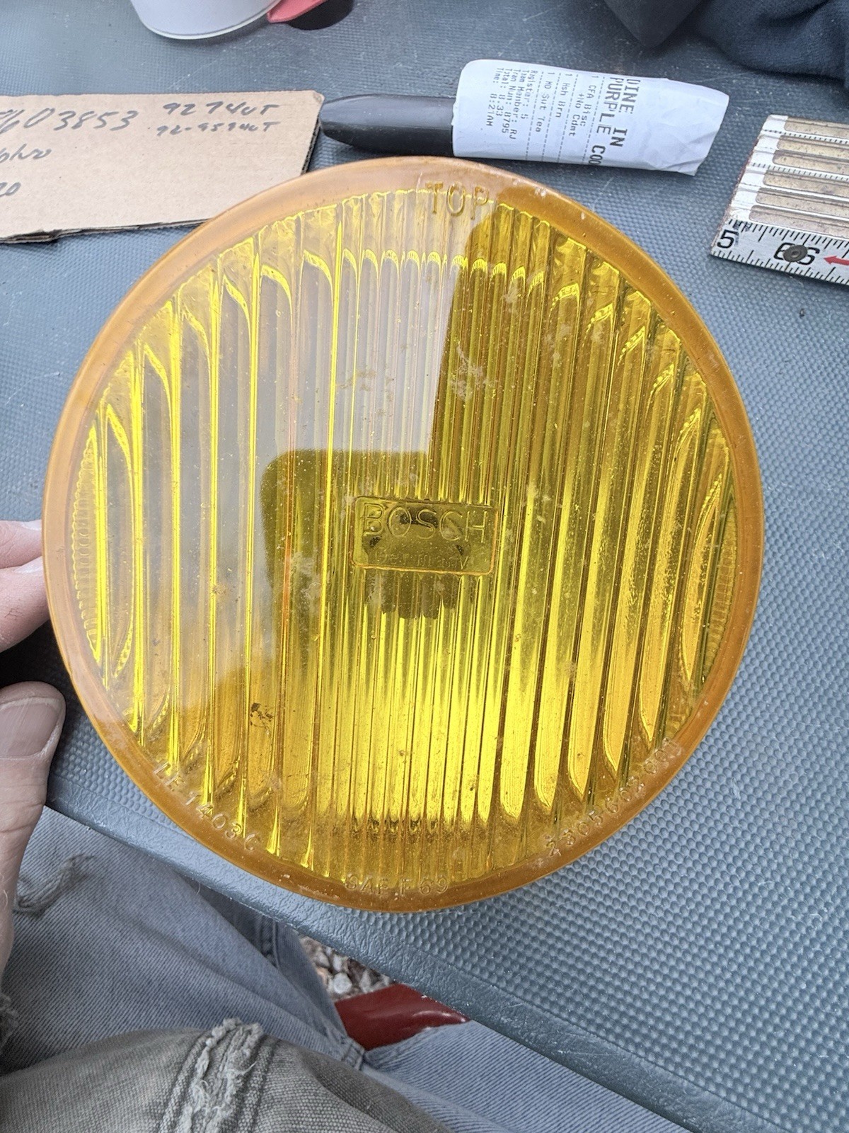 Bosch 5.5 Yellow Light Good Condition Fog light