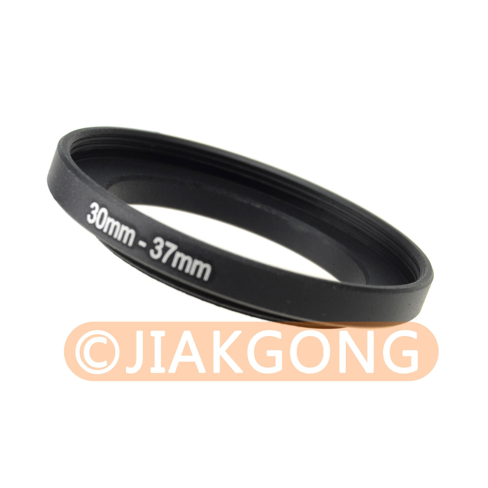 30mm-37mm 30-37 mm Step Up Ring Filter Adapter Black