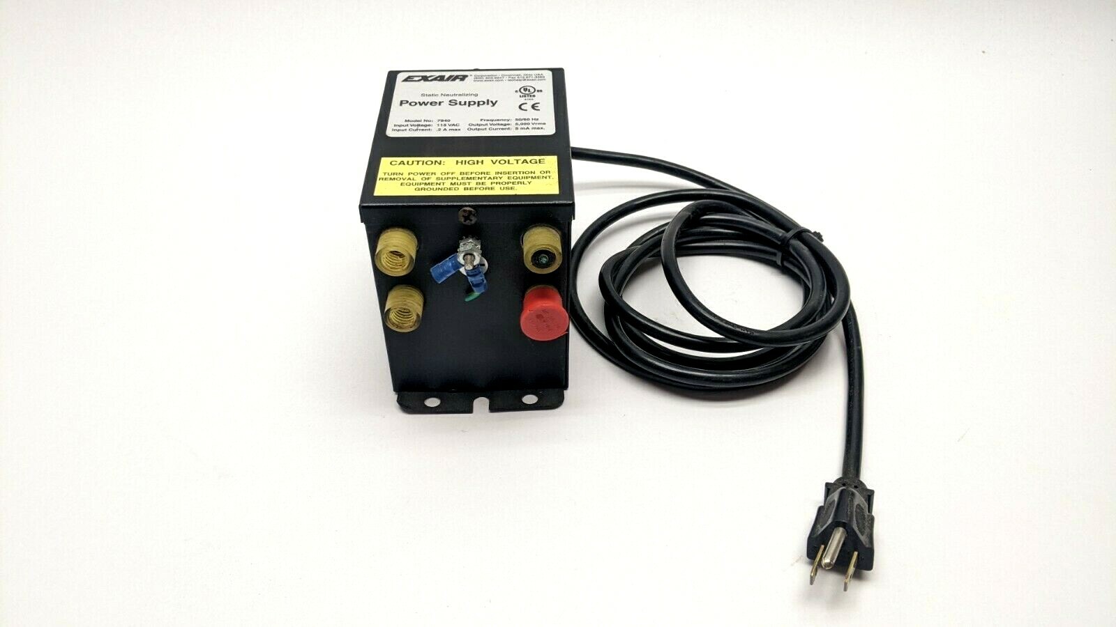Exair 7940 Static Neutralizing Power Supply 115V