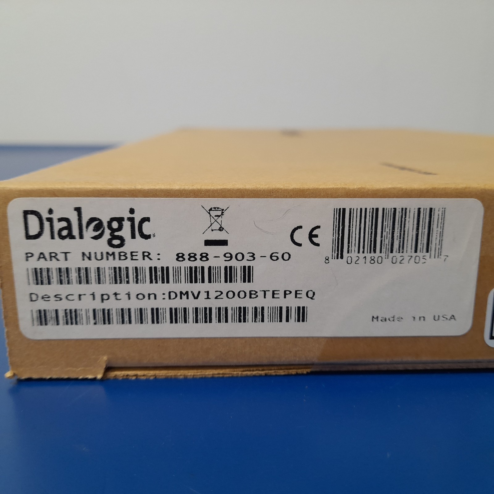 DIALOGIC DMV1200BTEPEQ PCIe 4-Port T1/E1 Media Voice Board (Factory Sealed)