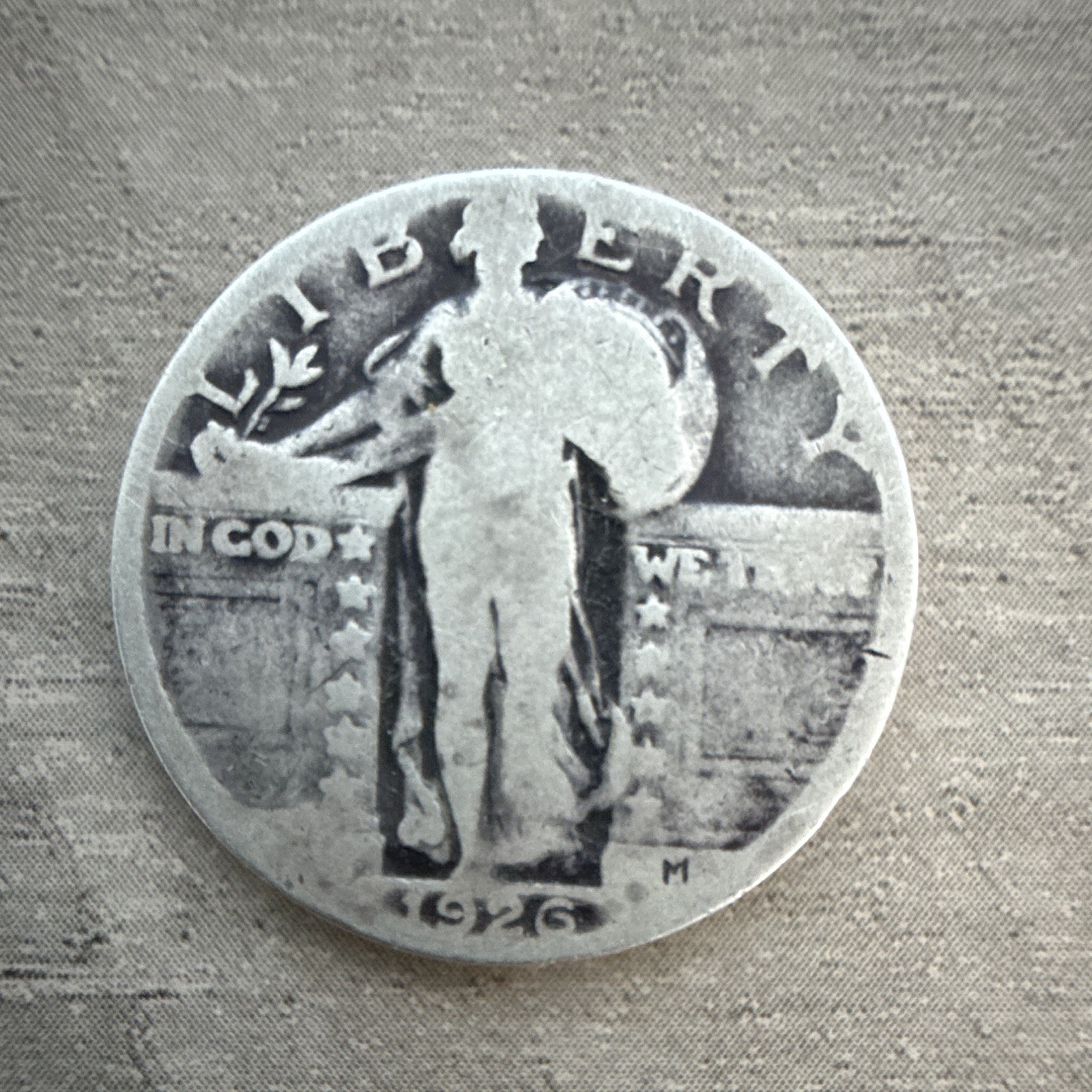 1926 Standing Liberty Silver Quarter - Circulated