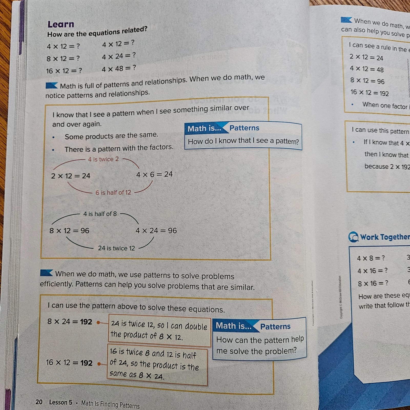 Reveal Math Grade 5 Student Ed Vol 1 Multiplication Division Decimals Volume