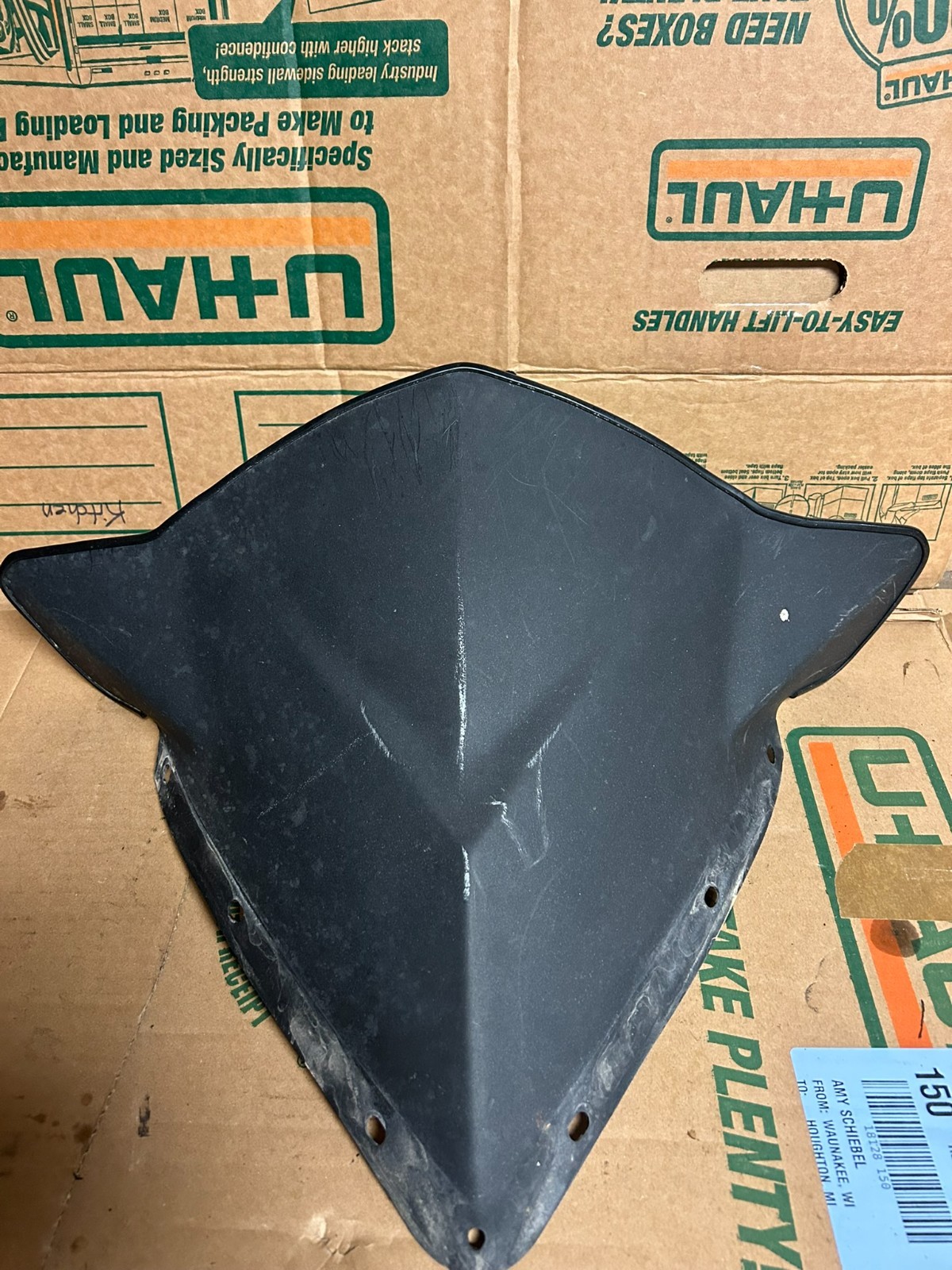 2012 Polaris Pro RMK 800 155" Mid Medium Black Windshield Windscreen OEM