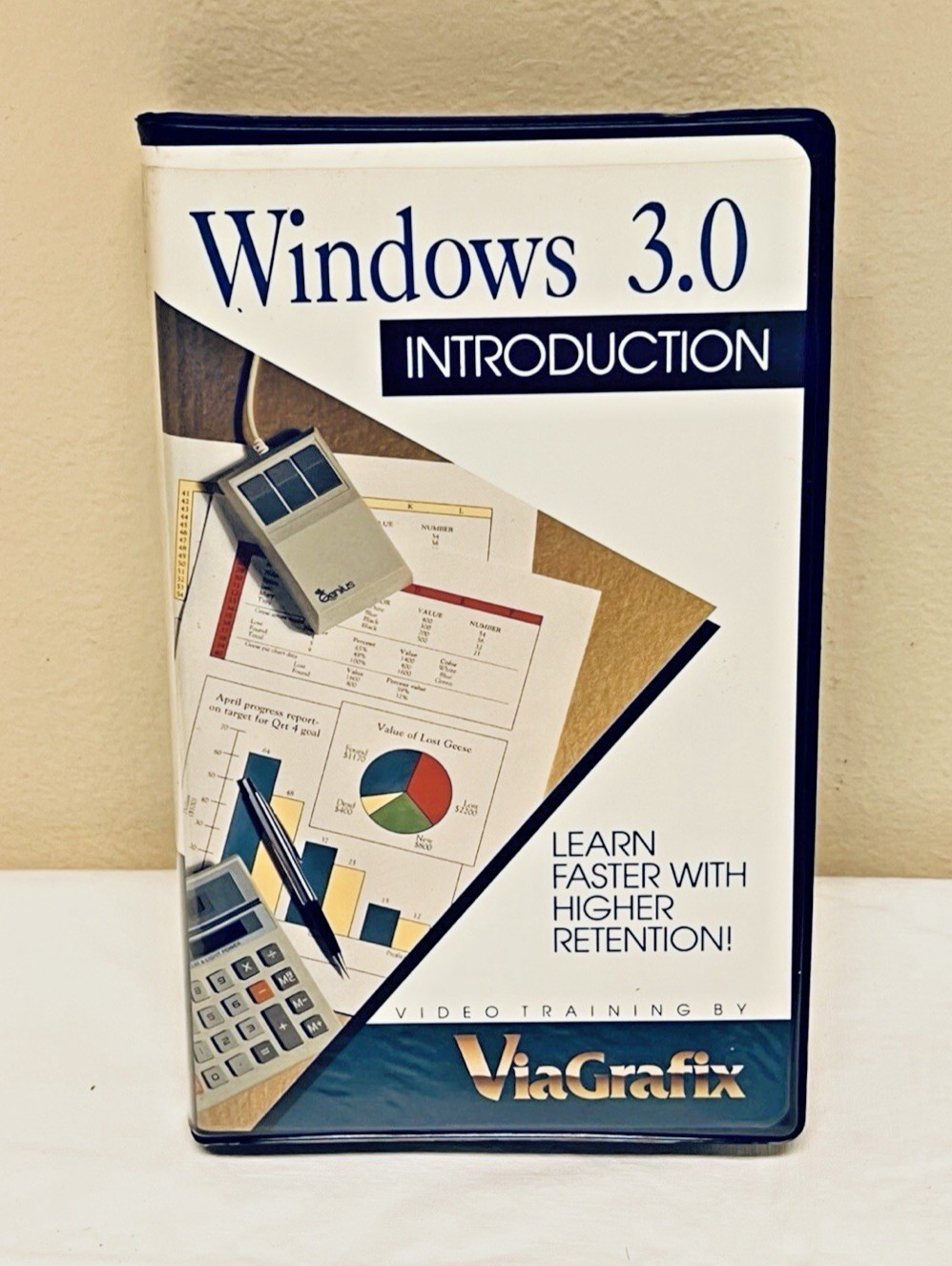 Rare Microsoft Windows 3.0 Introduction Video Training by Viacrafix VHS Vintage