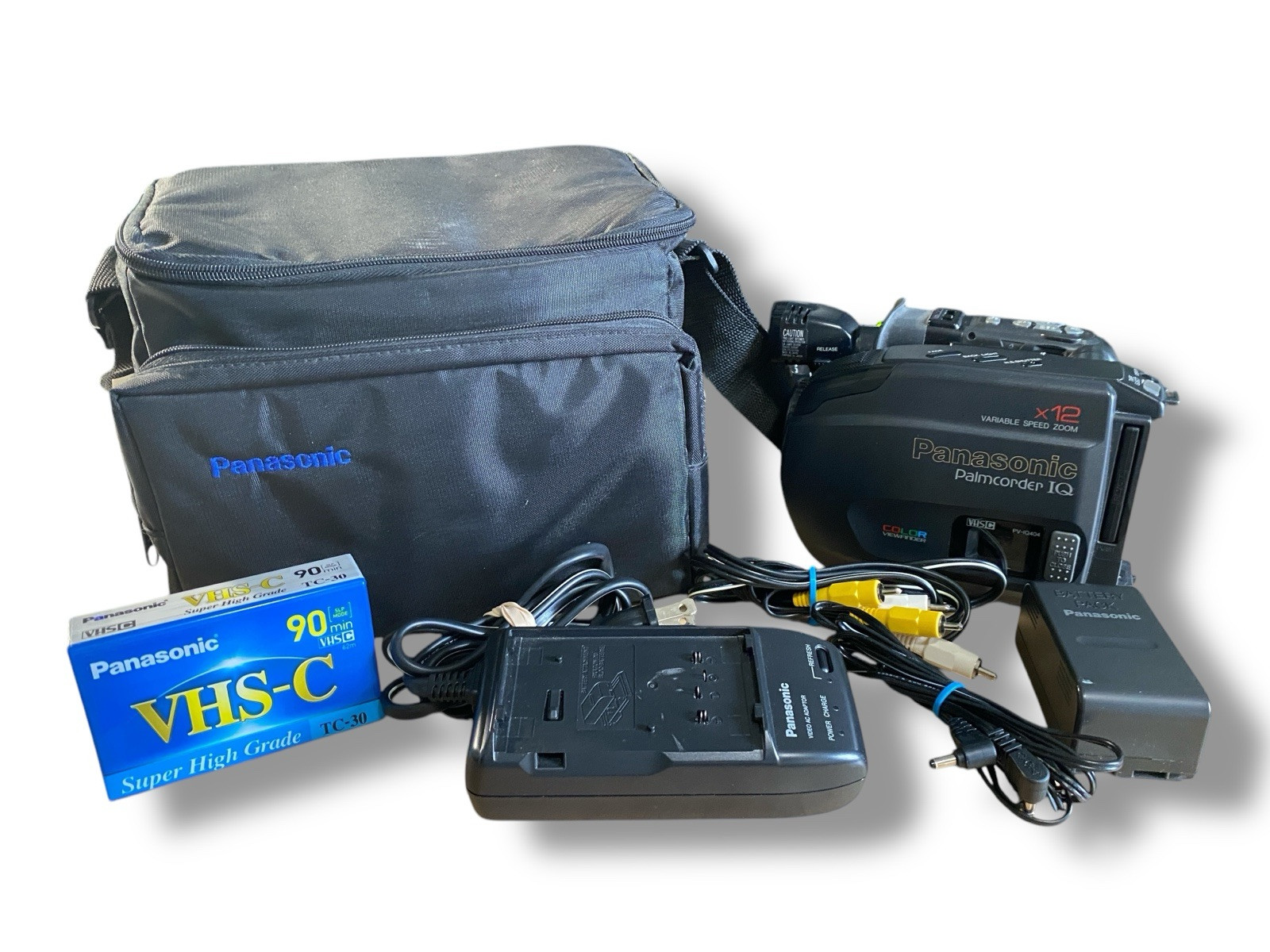 Panasonic PV-IQ404 Palmcorder IQ Digital Stabilization VHS-C Camcorder Tested