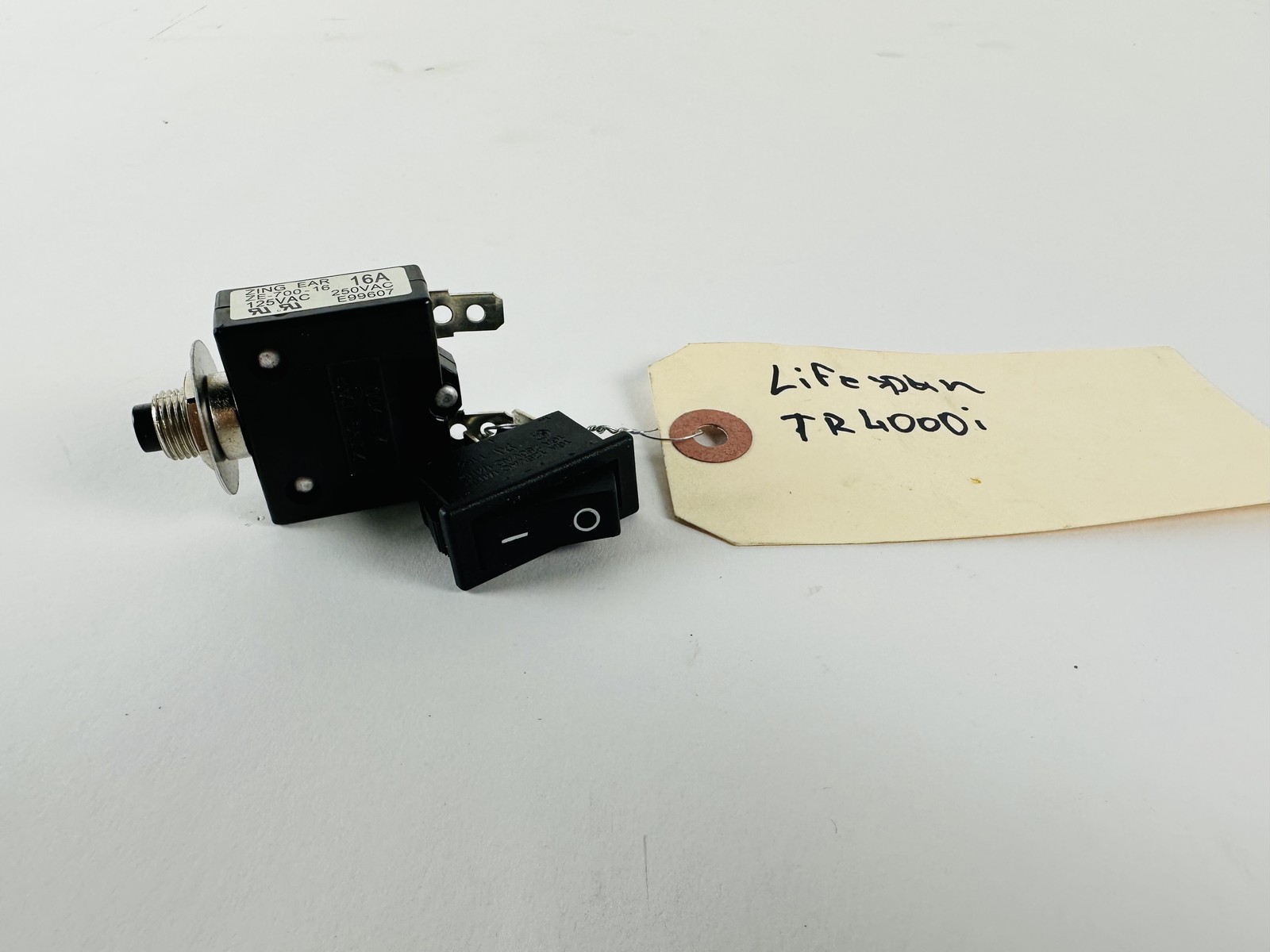 LifeSpan Treadmill Power Circuit Breaker Switch ZE-700 Power Switch (PP12)