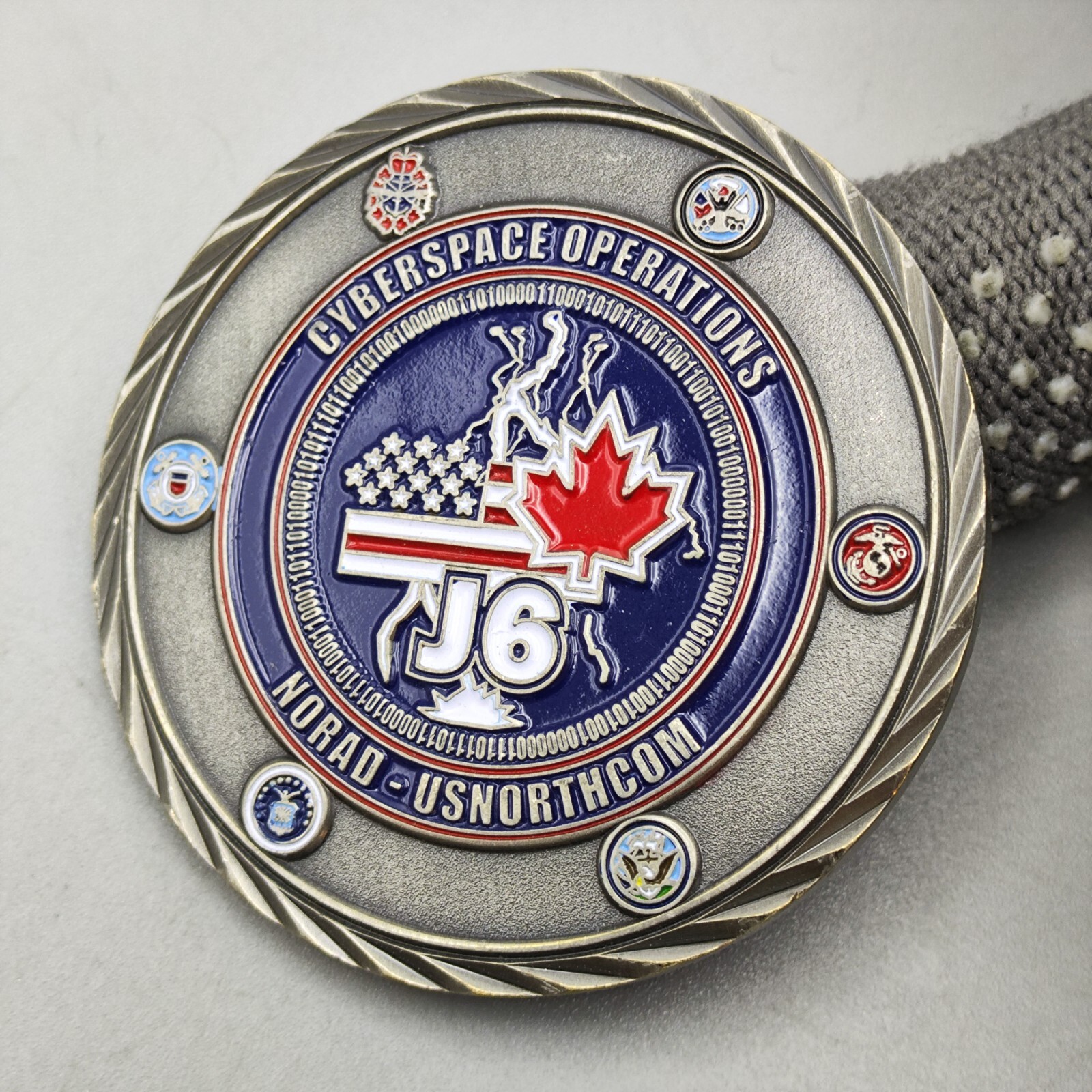 Presented by the Director for Excellence Cyberspace Operations Challenge Coin