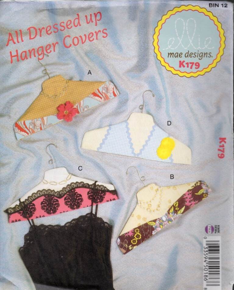 179 ELLIE MAE DESIGNS ALL DRESSED UP HANGER COVERS
