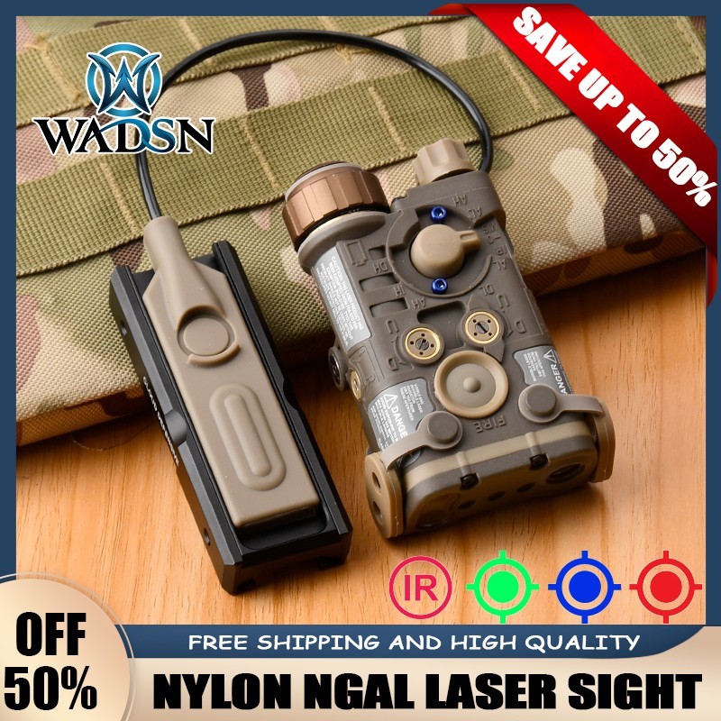 WADSN 2025 NEW Tactical Nylon NGAL Laser Sight Red Green Blue Laser IR Laser