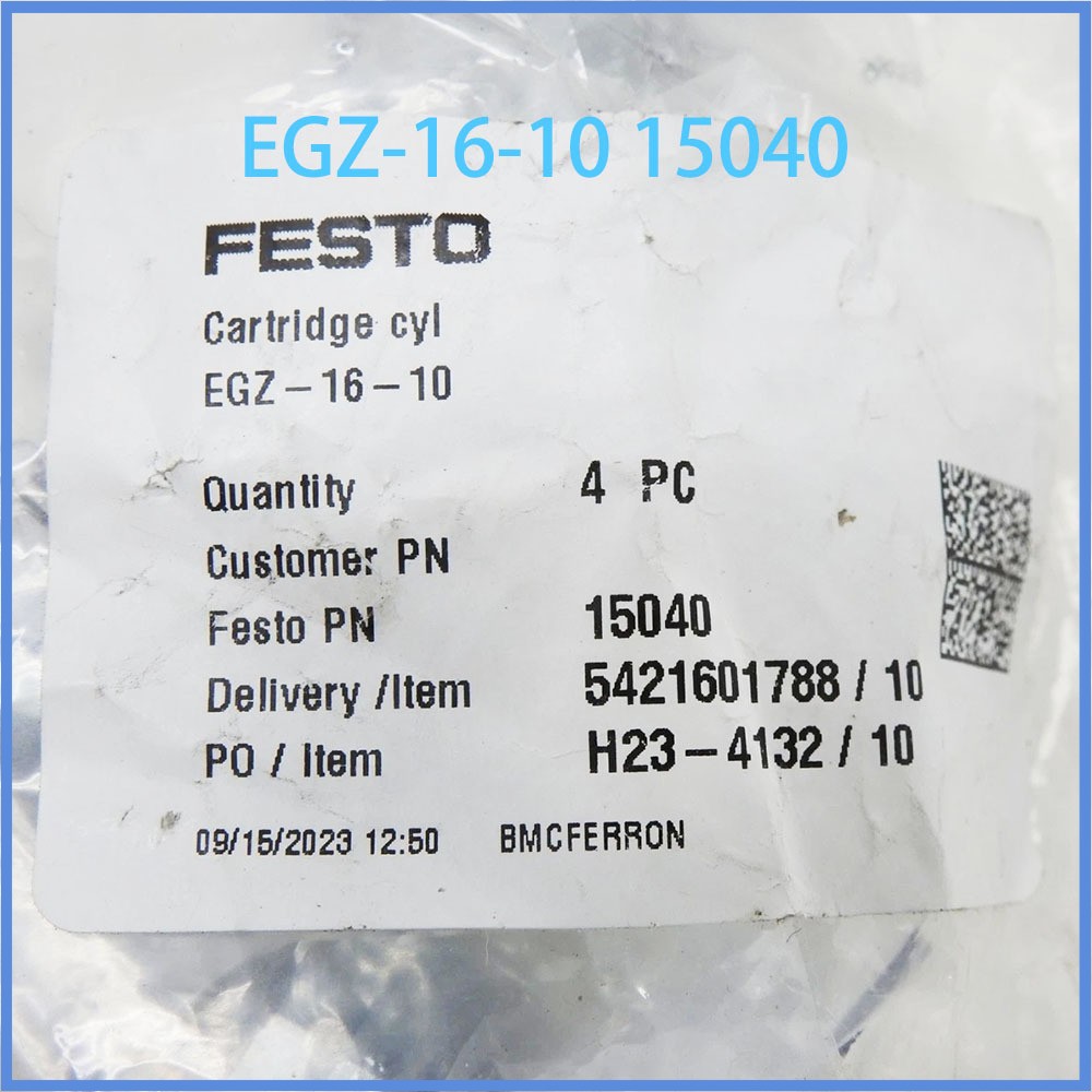 Original EGZ-16-10 EGZ-16-15 EGZ-16-20 EGZ-16-25 EGZ-16-30 lot Festo Cylinder